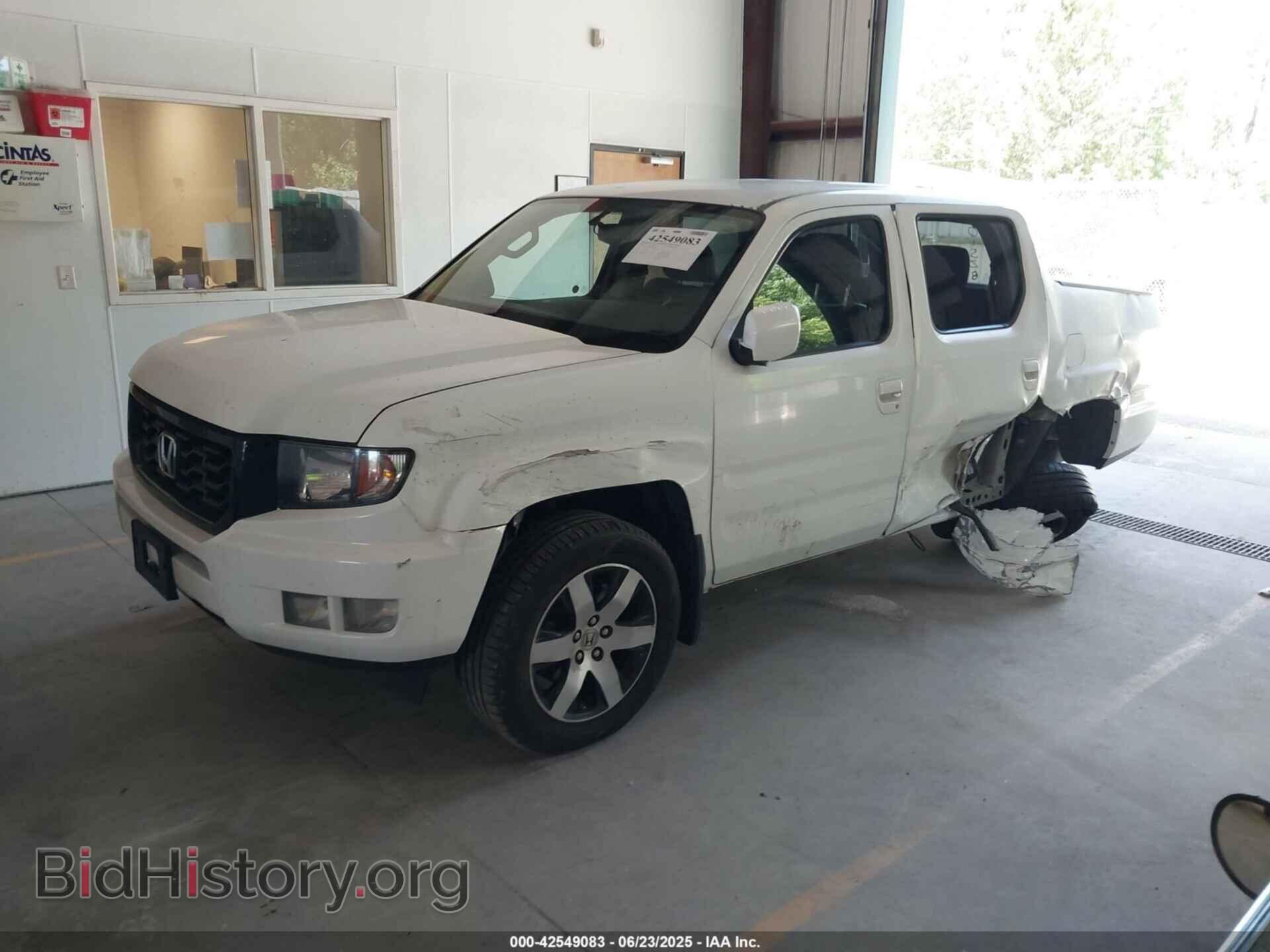 2014 HONDA RIDGELINE - VIN: 5FPYK1F83EB501528 - Фото 2