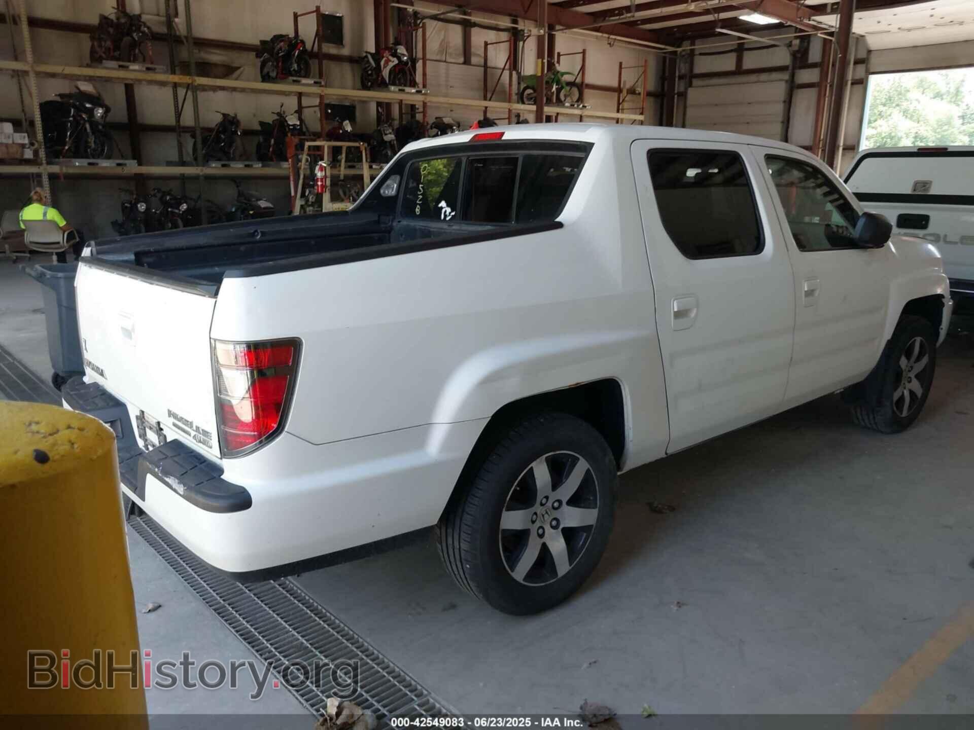 2014 HONDA RIDGELINE - VIN: 5FPYK1F83EB501528 - Фото 4