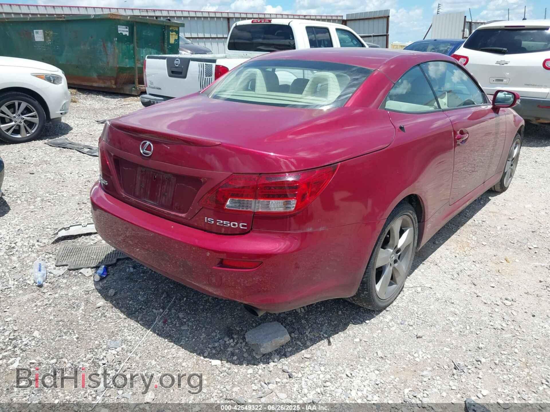 2010 LEXUS IS 250C - VIN: JTHFF2C27A2504843 - Фото 4