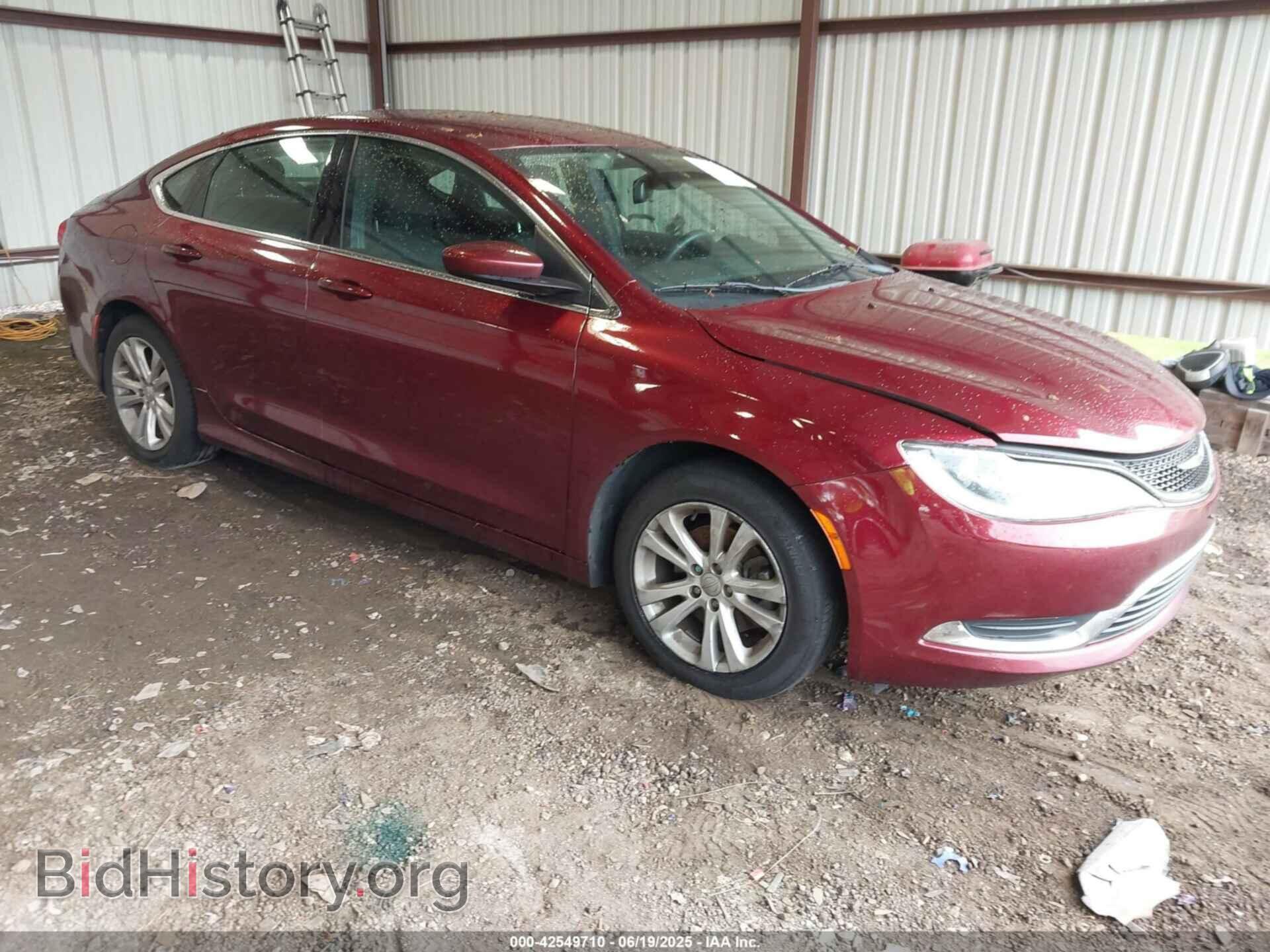 Фотография 1C3CCCAB8GN104677 - CHRYSLER 200 2016