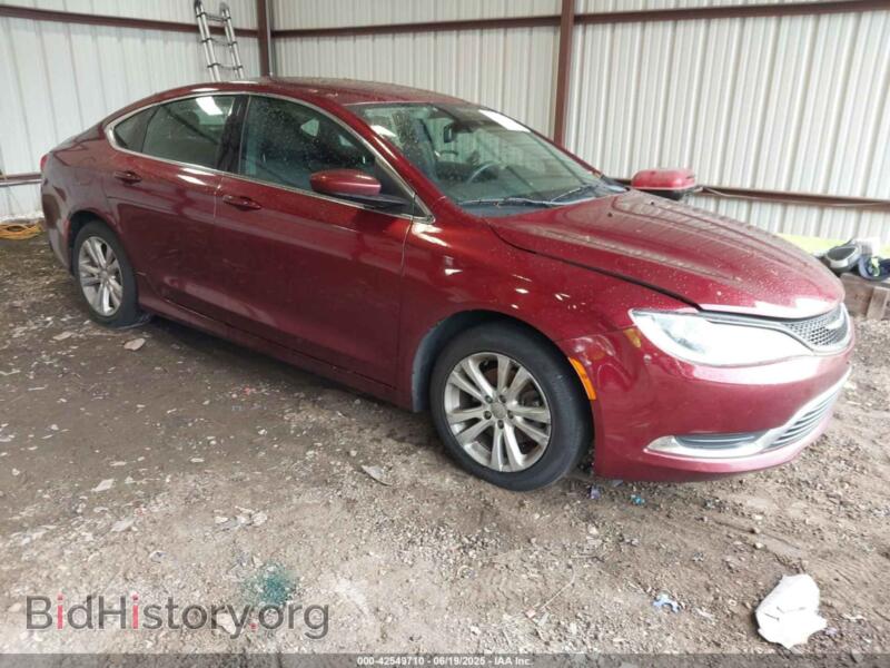2016 Chrysler 200 Limited (VIN 1C3CCCAB8GN104677) — фото 1 из 16, IAAI, повреждение: задняя часть