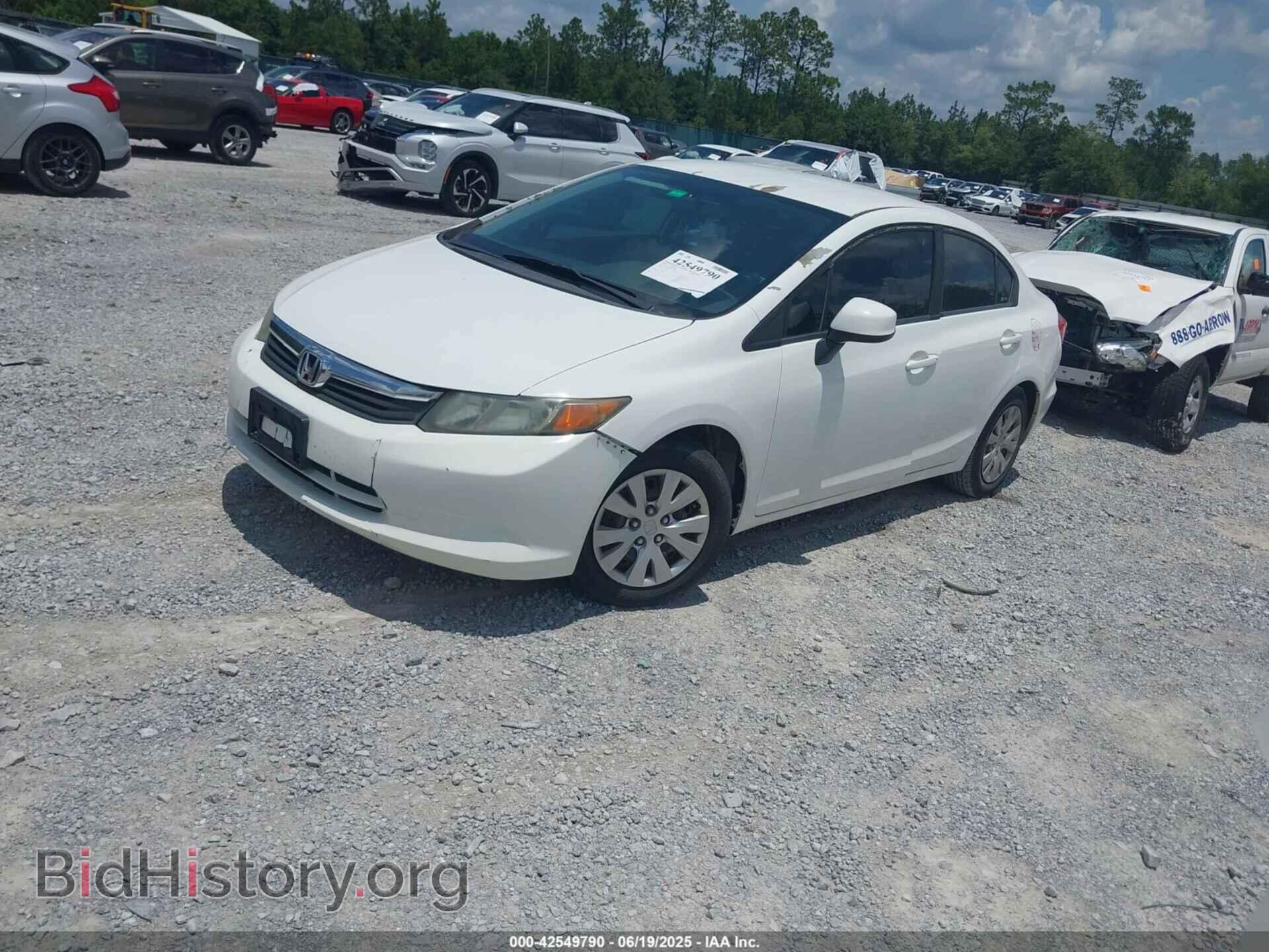 2012 HONDA CIVIC - VIN: 19XFB2F57CE087085 - Фото 2