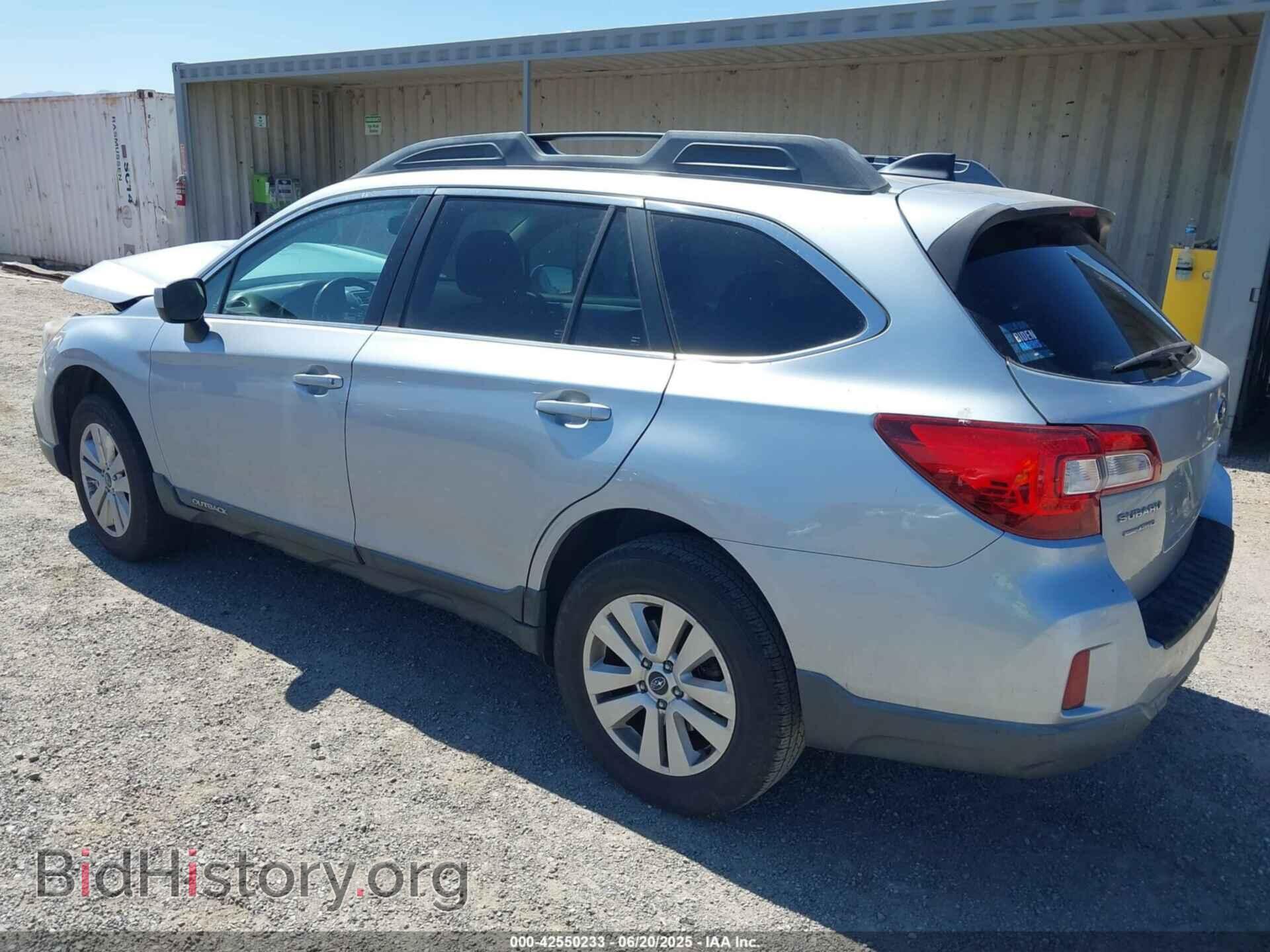 2016 SUBARU OUTBACK - VIN: 4S4BSAEC5G3221349 - Фото 3