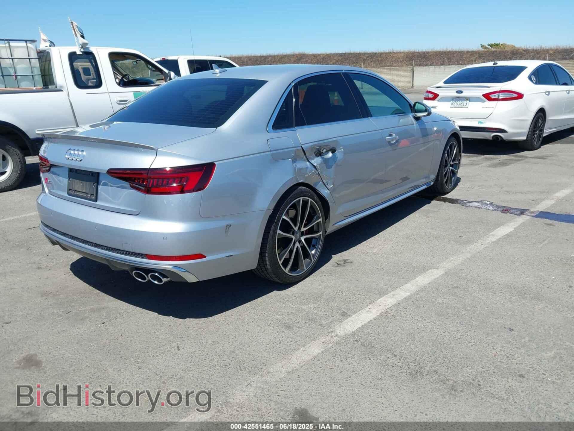 2018 AUDI S4 - VIN: WAUC4AF44JA100841 - Photo 4