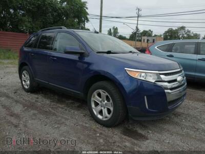 2013 Ford EDGE SEL, синий — VIN 2FMDK3JC5DBA10657, IAAI