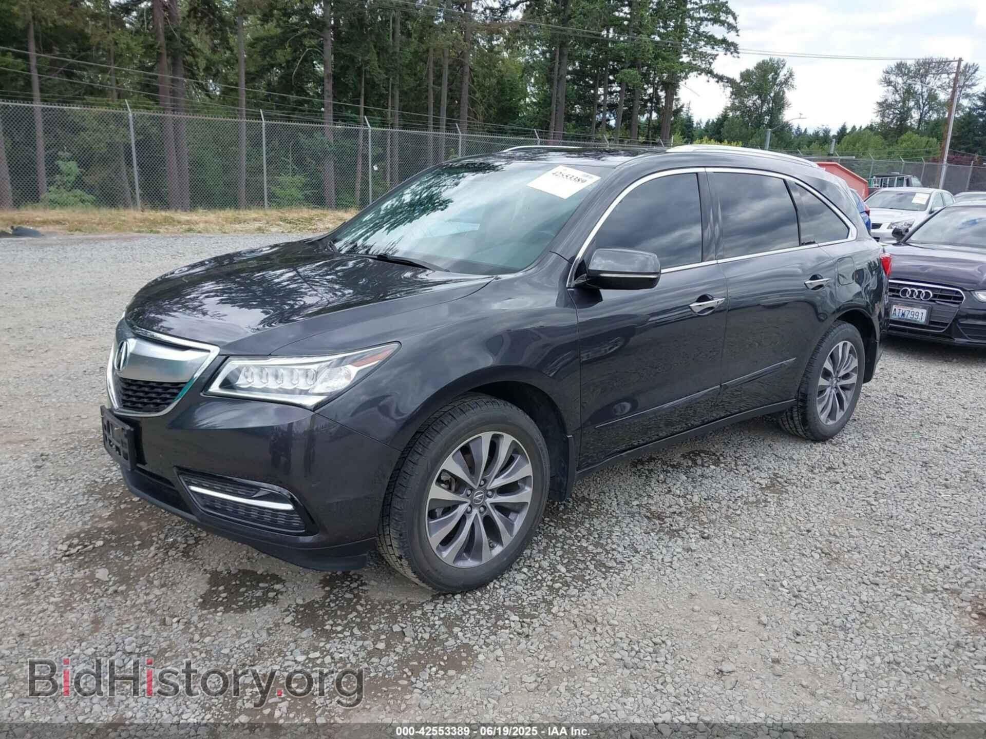2014 ACURA MDX - VIN: 5FRYD4H63EB022377 - Фото 2