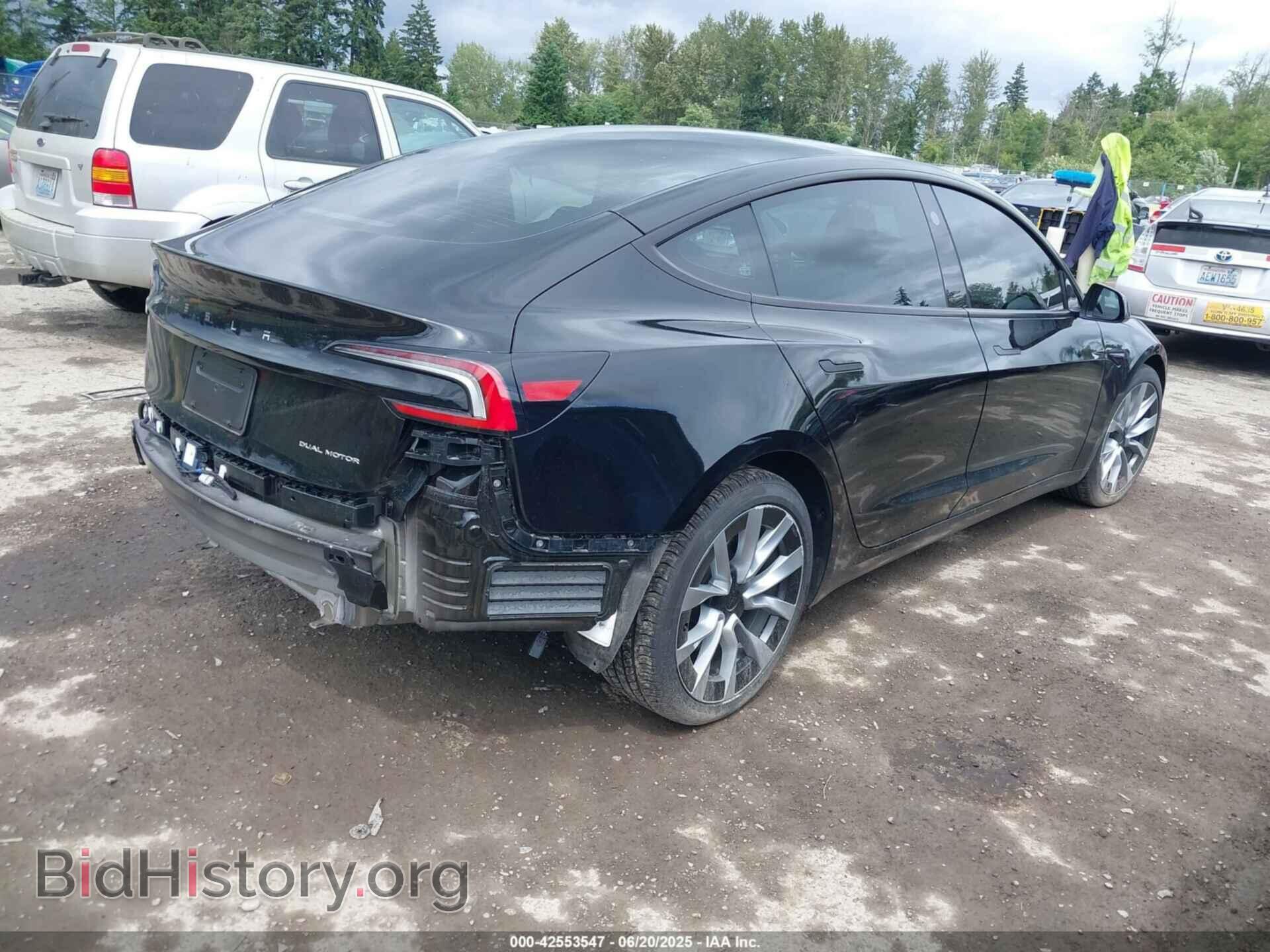 2024 TESLA MODEL 3 - VIN: 5YJ3E1EB6RF797223 - Фото 4