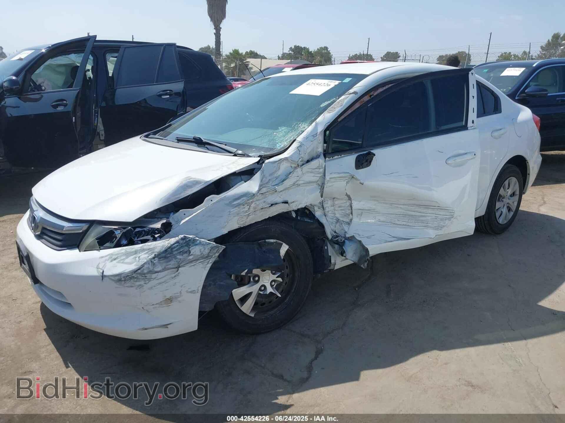 2012 HONDA CIVIC - VIN: 19XFB2F56CE344723 - Фото 2