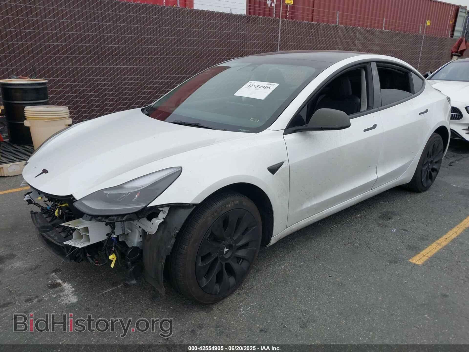 2023 TESLA MODEL 3 - VIN: 5YJ3E1EA3PF641547 - Фото 2