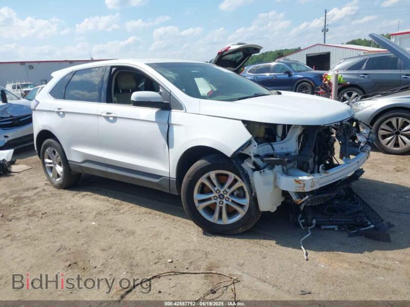 2015 Ford EDGE SEL (VIN 2FMTK4J80FBC18588) — фото 1 из 16, IAAI, повреждение: передняя часть