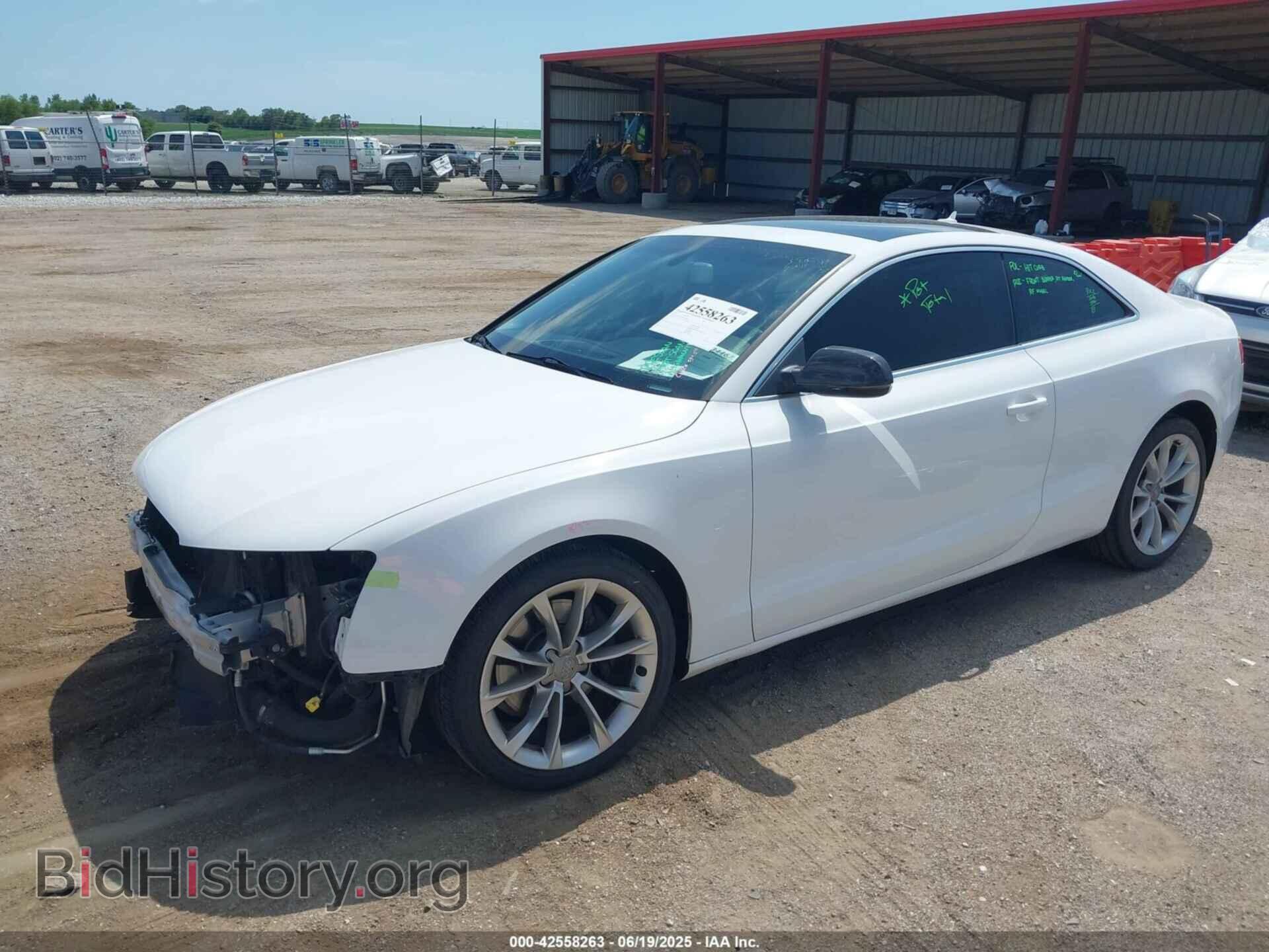 2013 AUDI A5 - VIN: WAUCFAFR4DA046449 - Фото 2