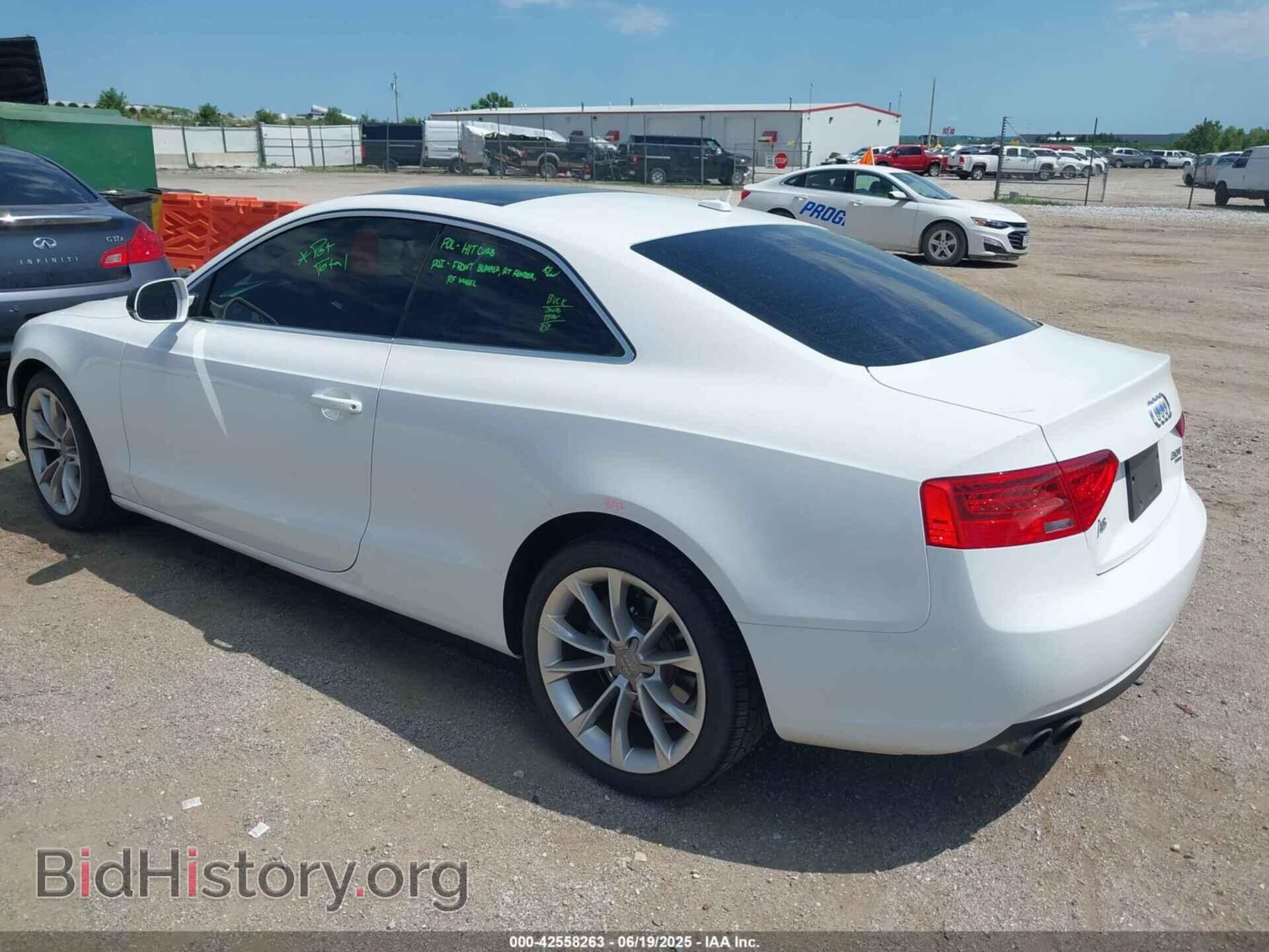 2013 AUDI A5 - VIN: WAUCFAFR4DA046449 - Фото 3