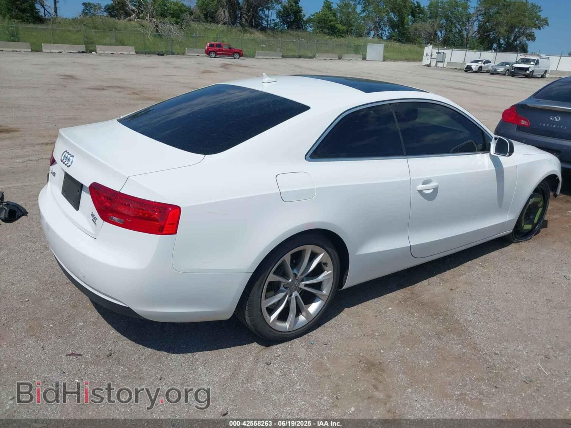 2013 AUDI A5 - VIN: WAUCFAFR4DA046449 - Фото 4