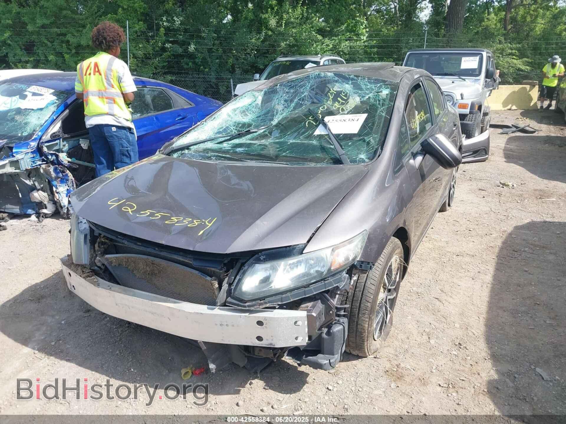 2014 HONDA CIVIC - VIN: 19XFB2F84EE246383 - Фото 2