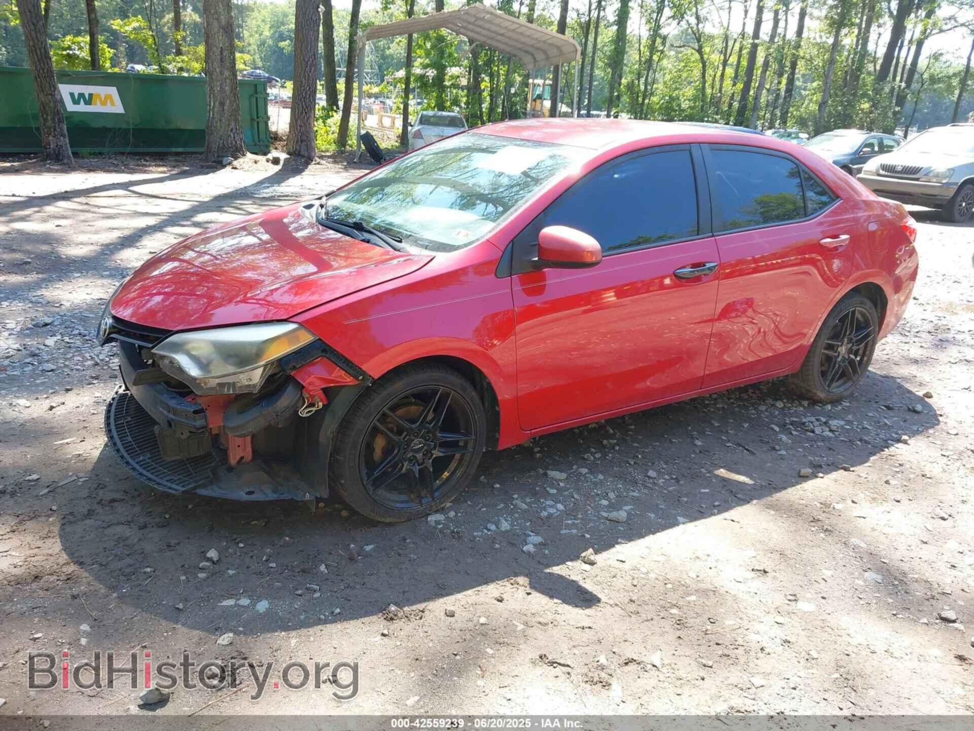 2014 TOYOTA COROLLA - VIN: 2T1BURHE1EC155364 - Фото 2