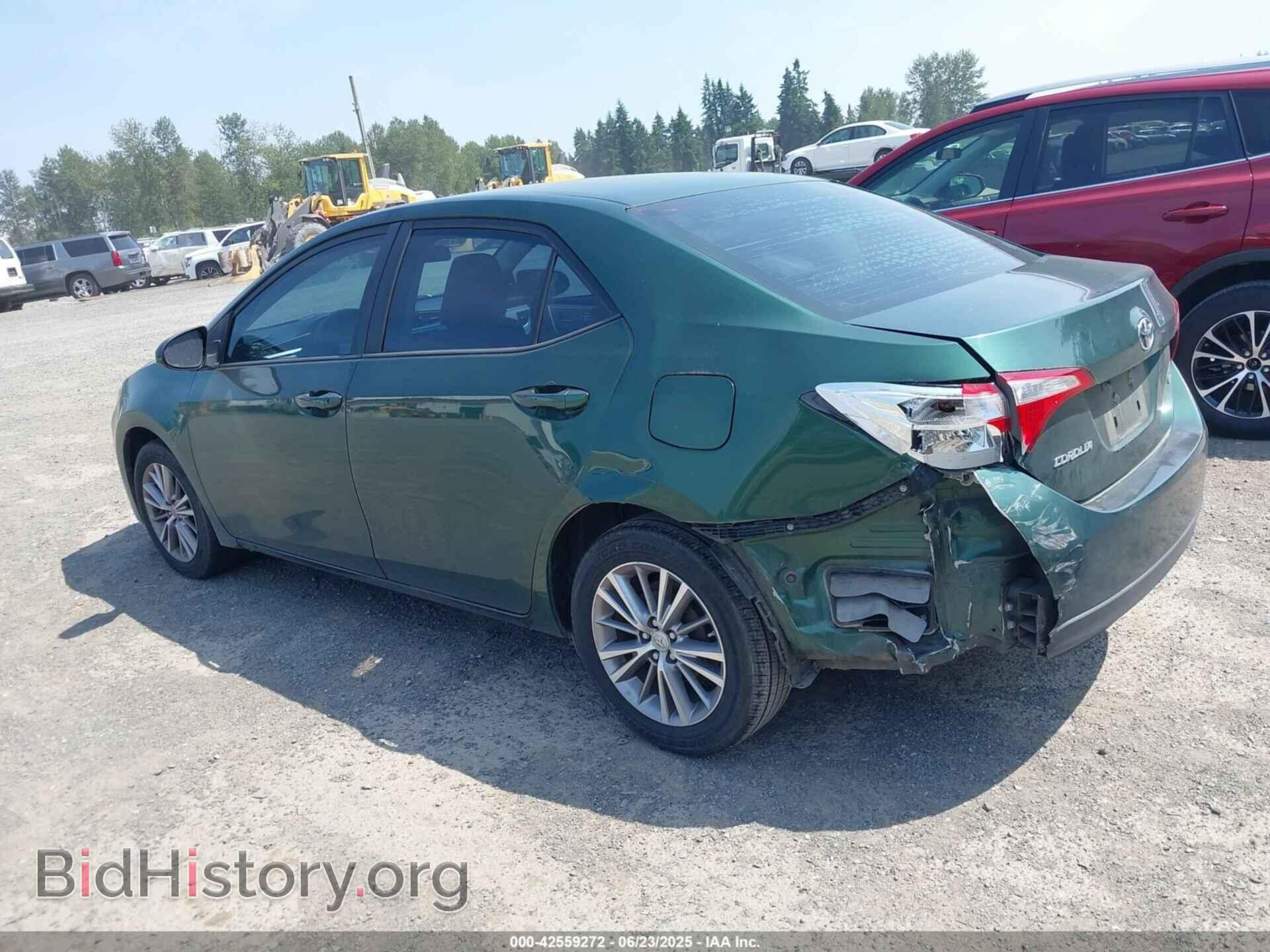 2014 TOYOTA COROLLA - VIN: 2T1BURHE6EC097204 - Фото 3