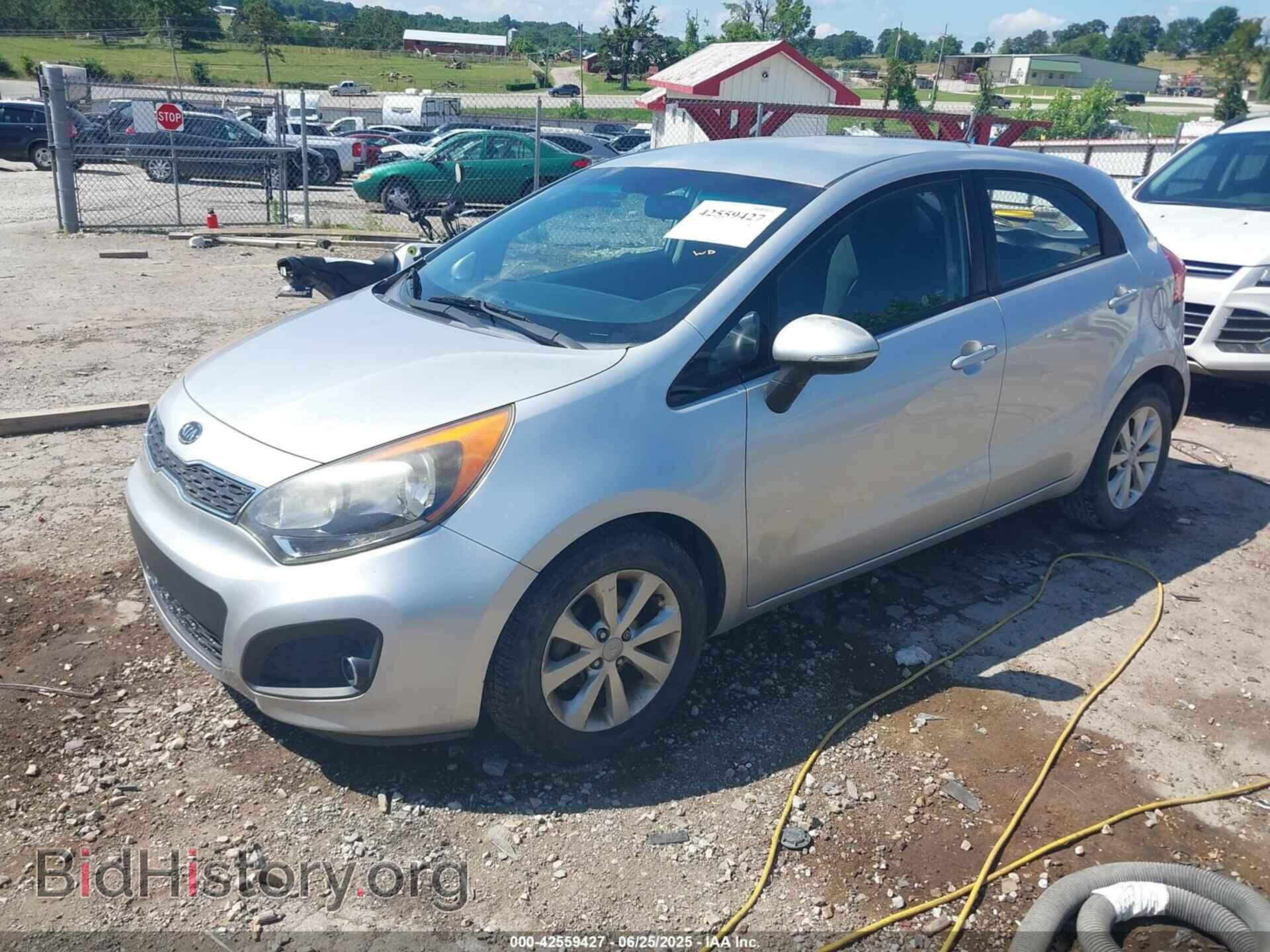 2012 KIA RIO5 - VIN: KNADN5A30C6026153 - Фото 2