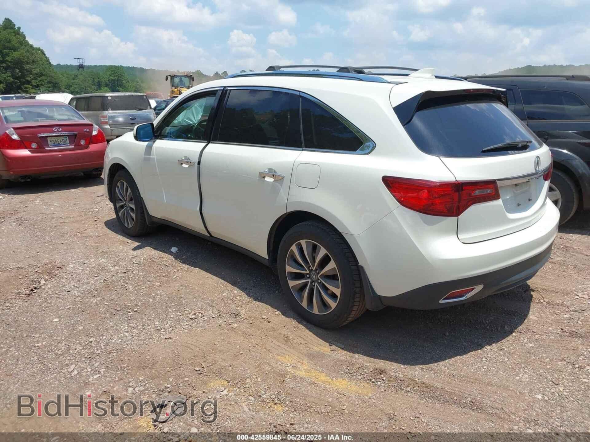 2014 ACURA MDX - VIN: 5FRYD3H49EB003180 - Фото 3