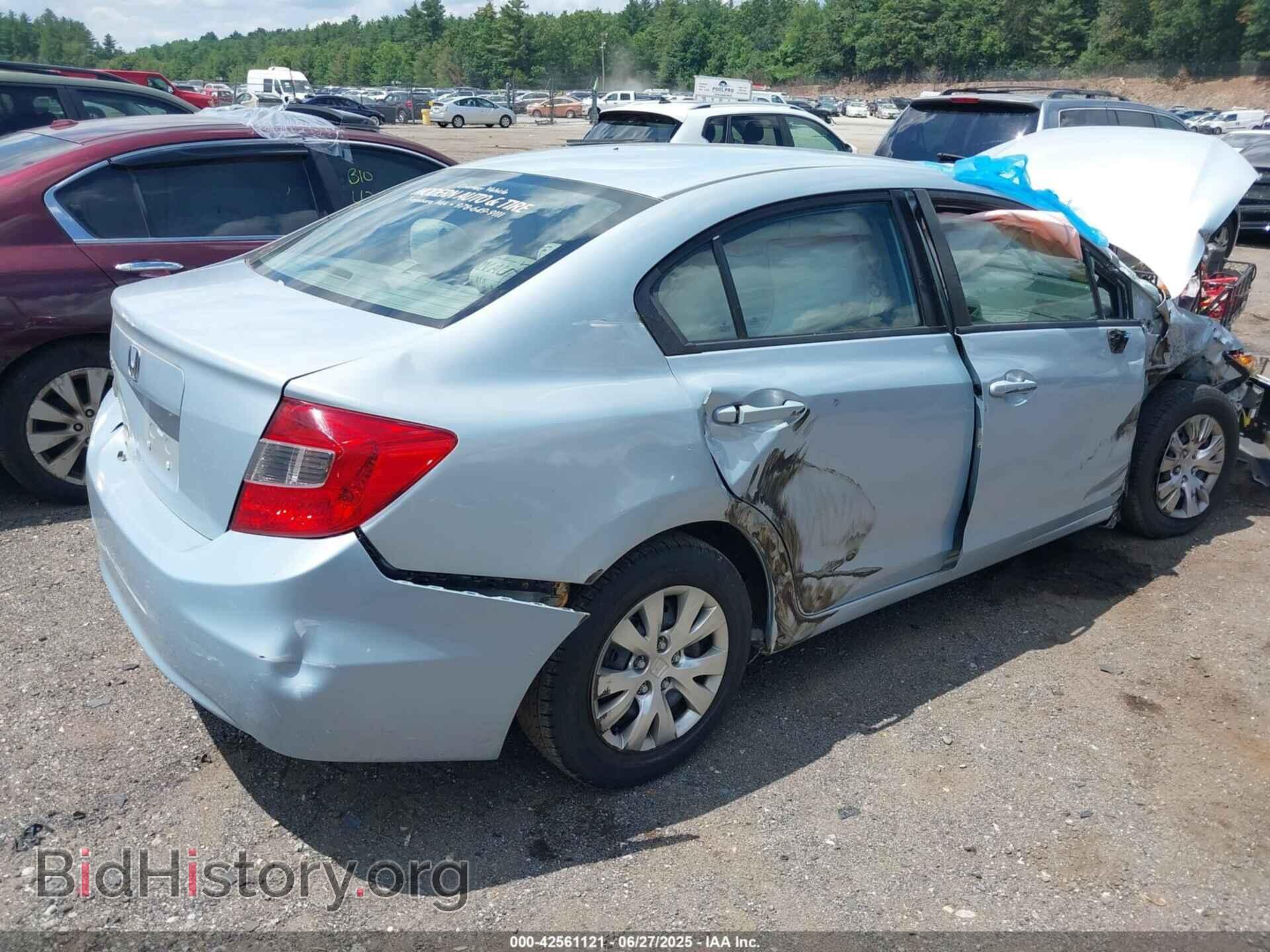2012 HONDA CIVIC - VIN: 2HGFB2F52CH596040 - Фото 4