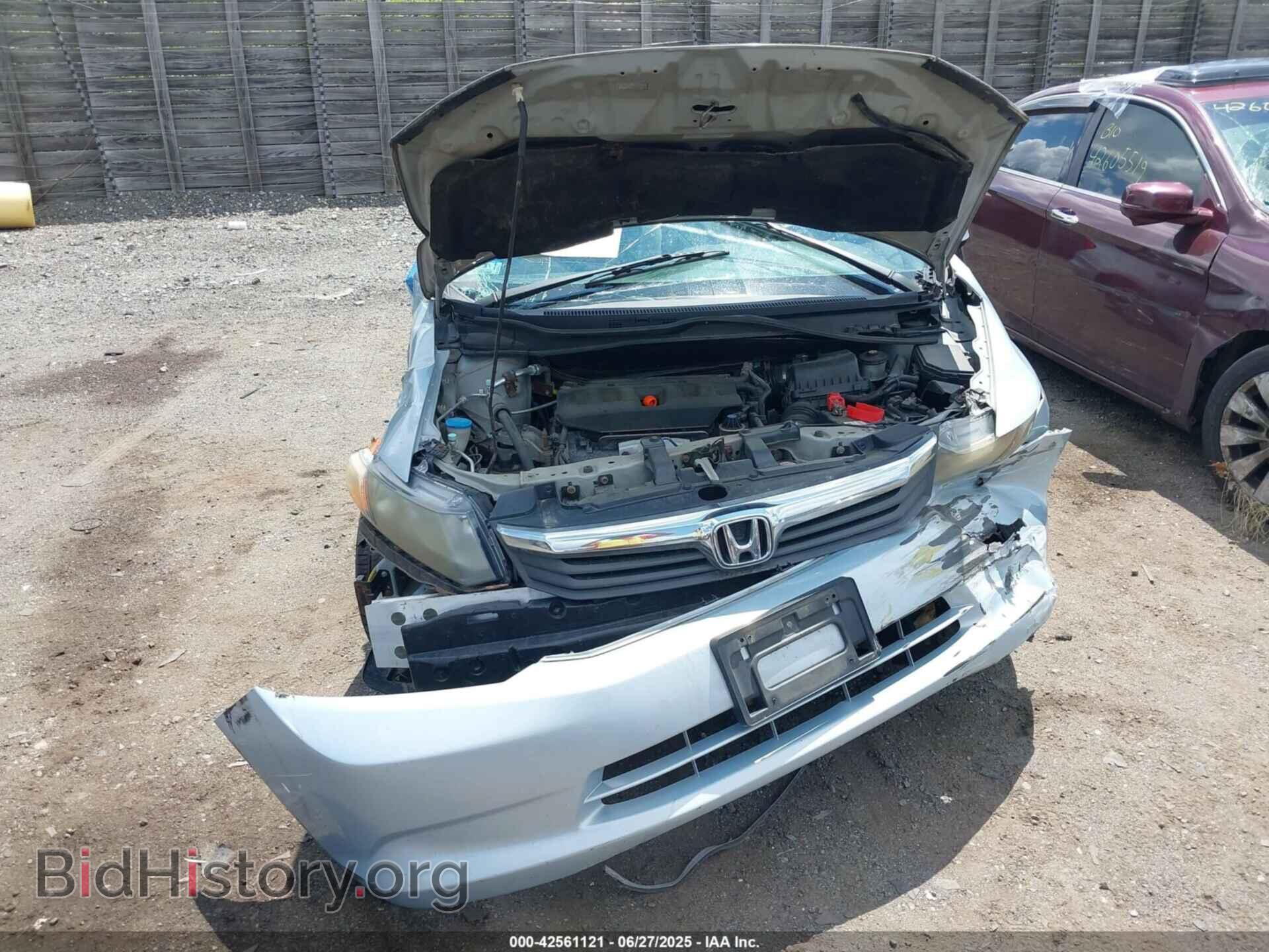 2012 HONDA CIVIC - VIN: 2HGFB2F52CH596040 - Фото 6