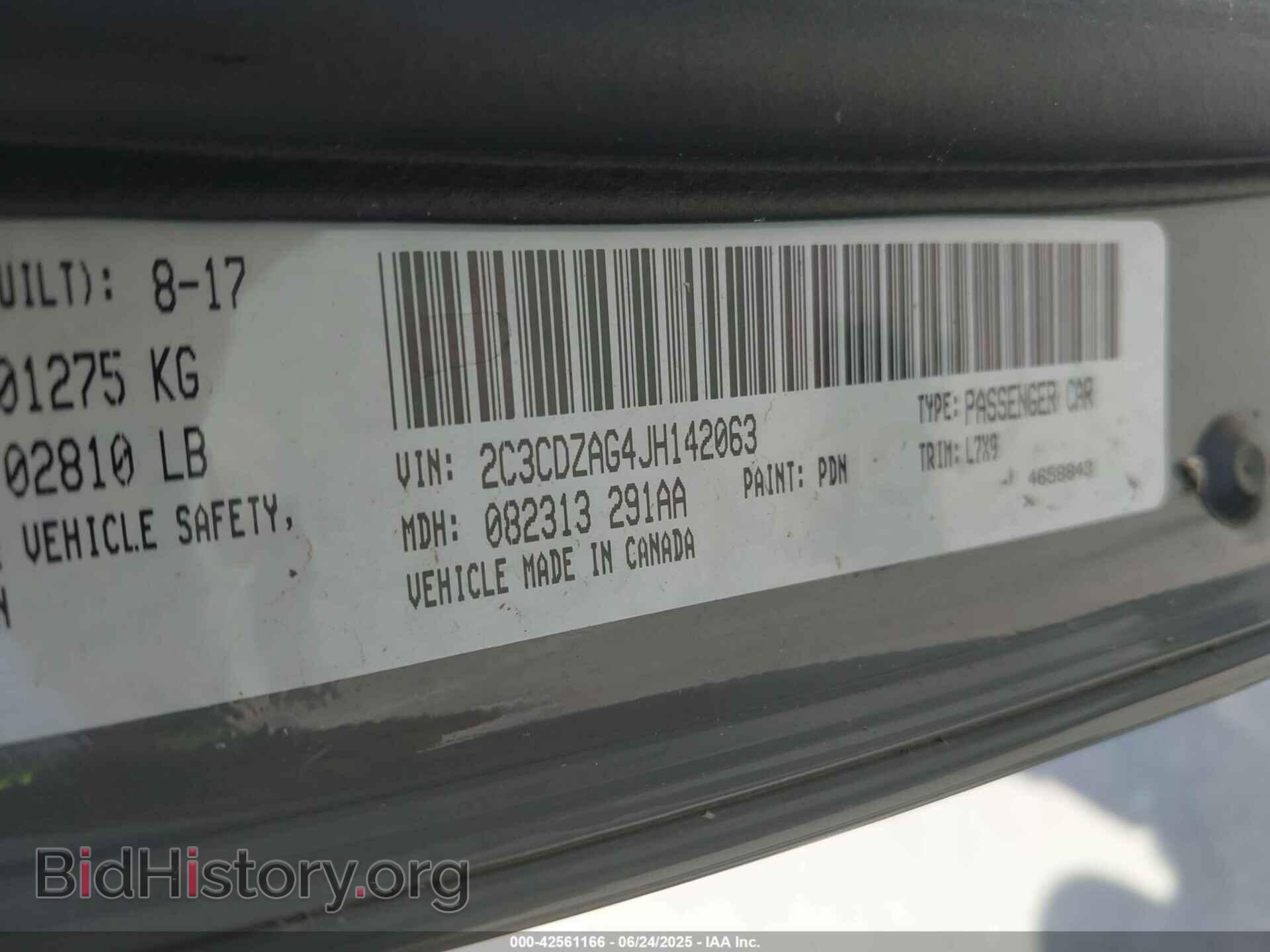 2018 DODGE CHALLENGER - VIN: 2C3CDZAG4JH142063 - Photo 9