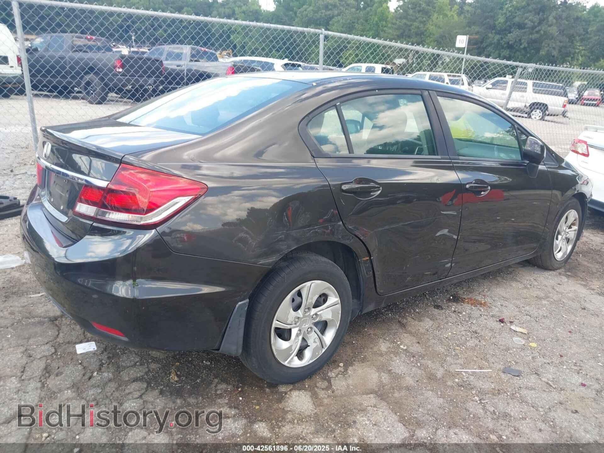 2013 HONDA CIVIC - VIN: 19XFB2F52DE028480 - Фото 4