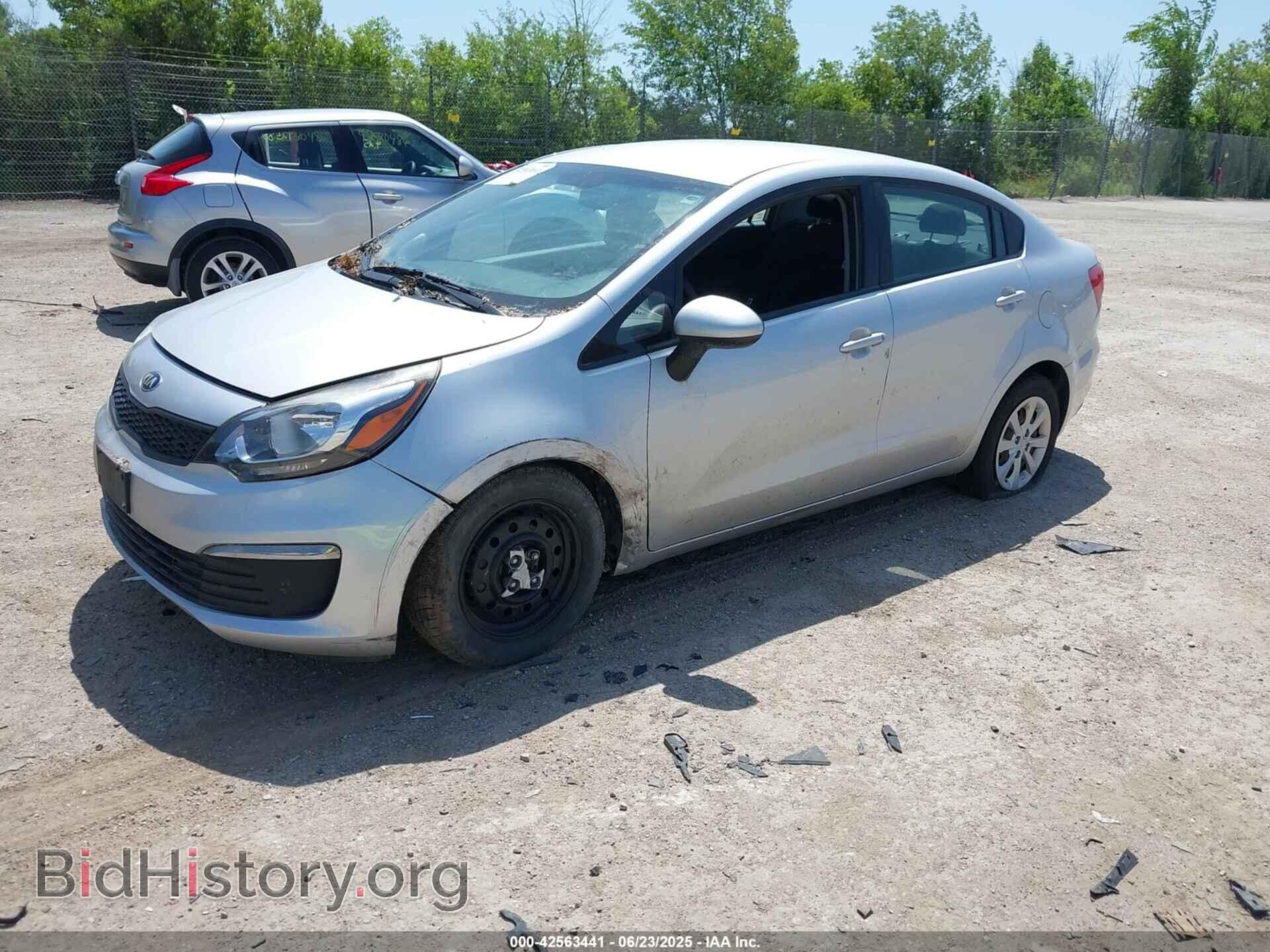 2016 KIA RIO - VIN: KNADM4A39G6620954 - Фото 2