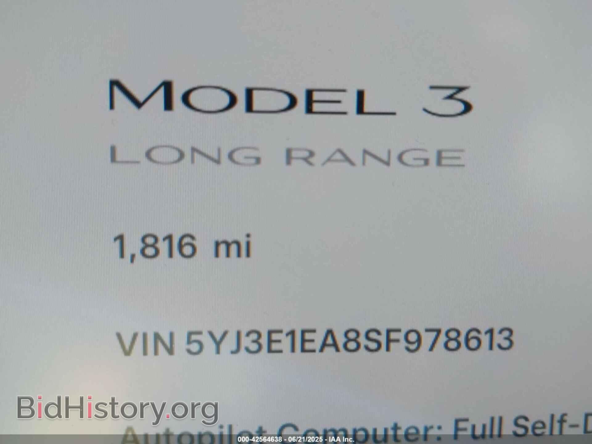 2025 TESLA MODEL 3 - VIN: 5YJ3E1EA8SF978613 - Фото 14