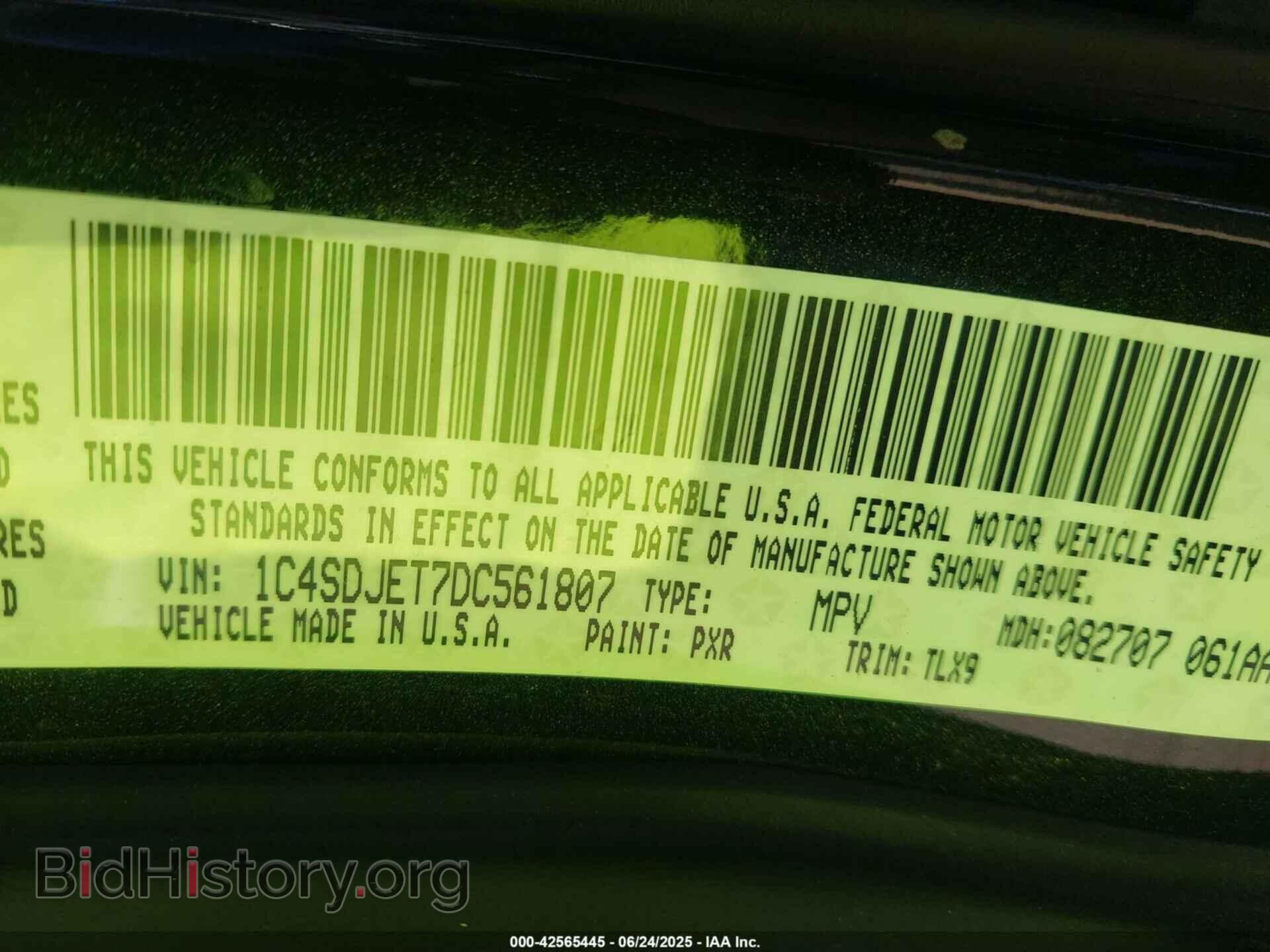 2013 DODGE DURANGO - VIN: 1C4SDJET7DC561807 - Photo 9