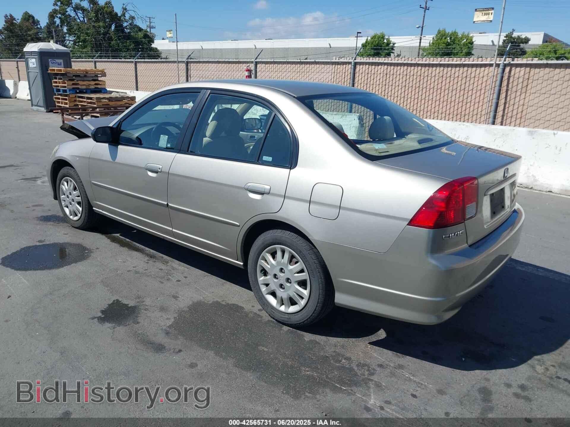 2005 HONDA CIVIC - VIN: 2HGES16545H629662 - Фото 3