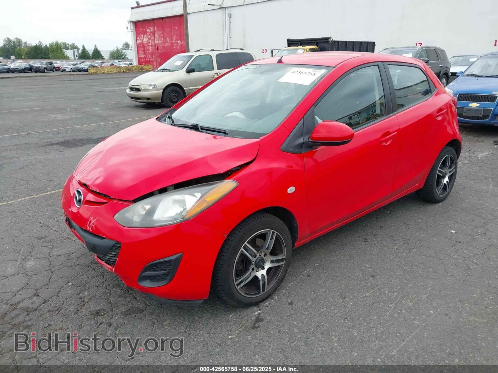 2014 MAZDA MAZDA2 - VIN: JM1DE1KZ4E0187190 - Фото 2