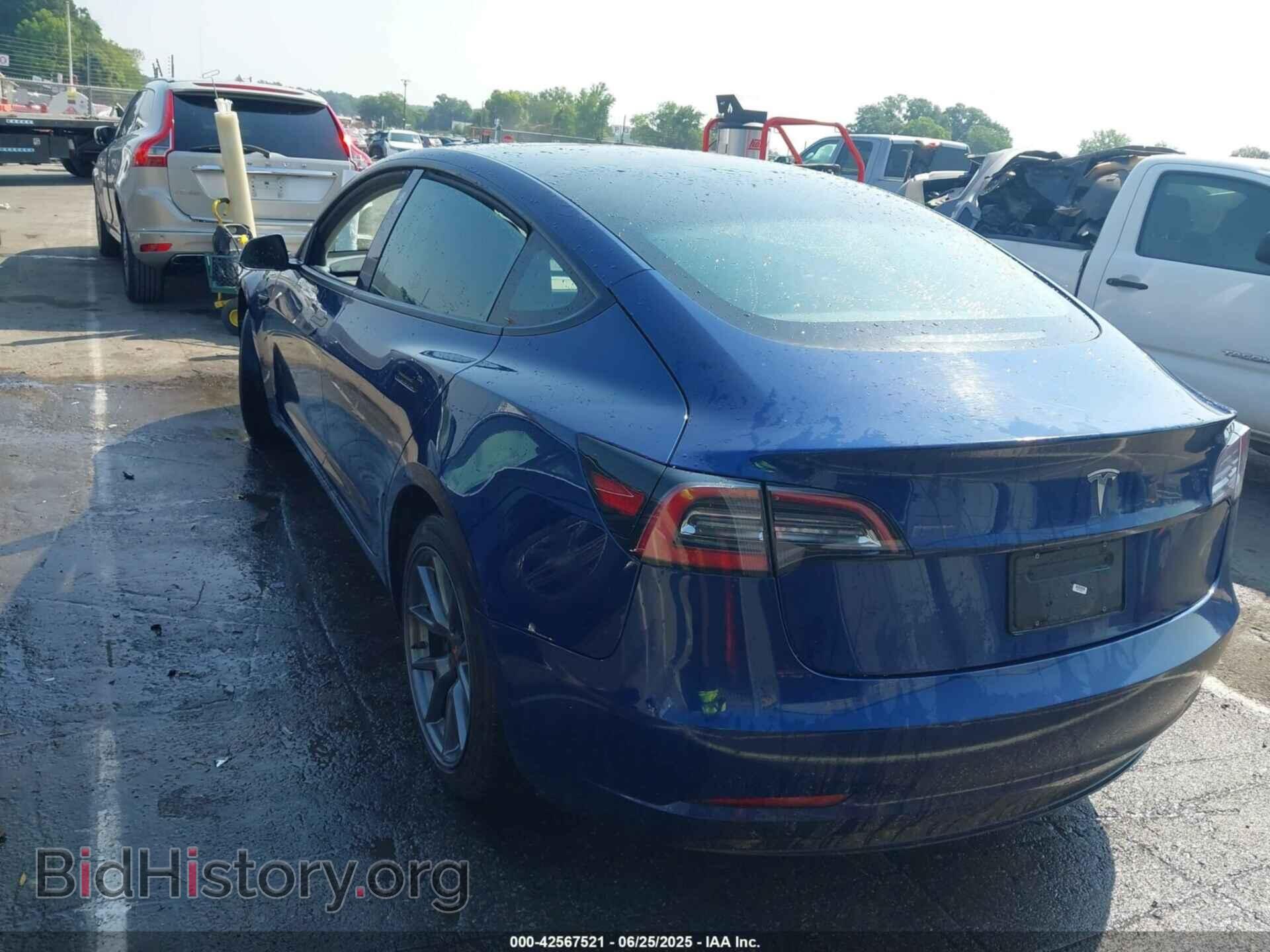 2022 TESLA MODEL 3 - VIN: 5YJ3E1EAXNF188735 - Фото 3