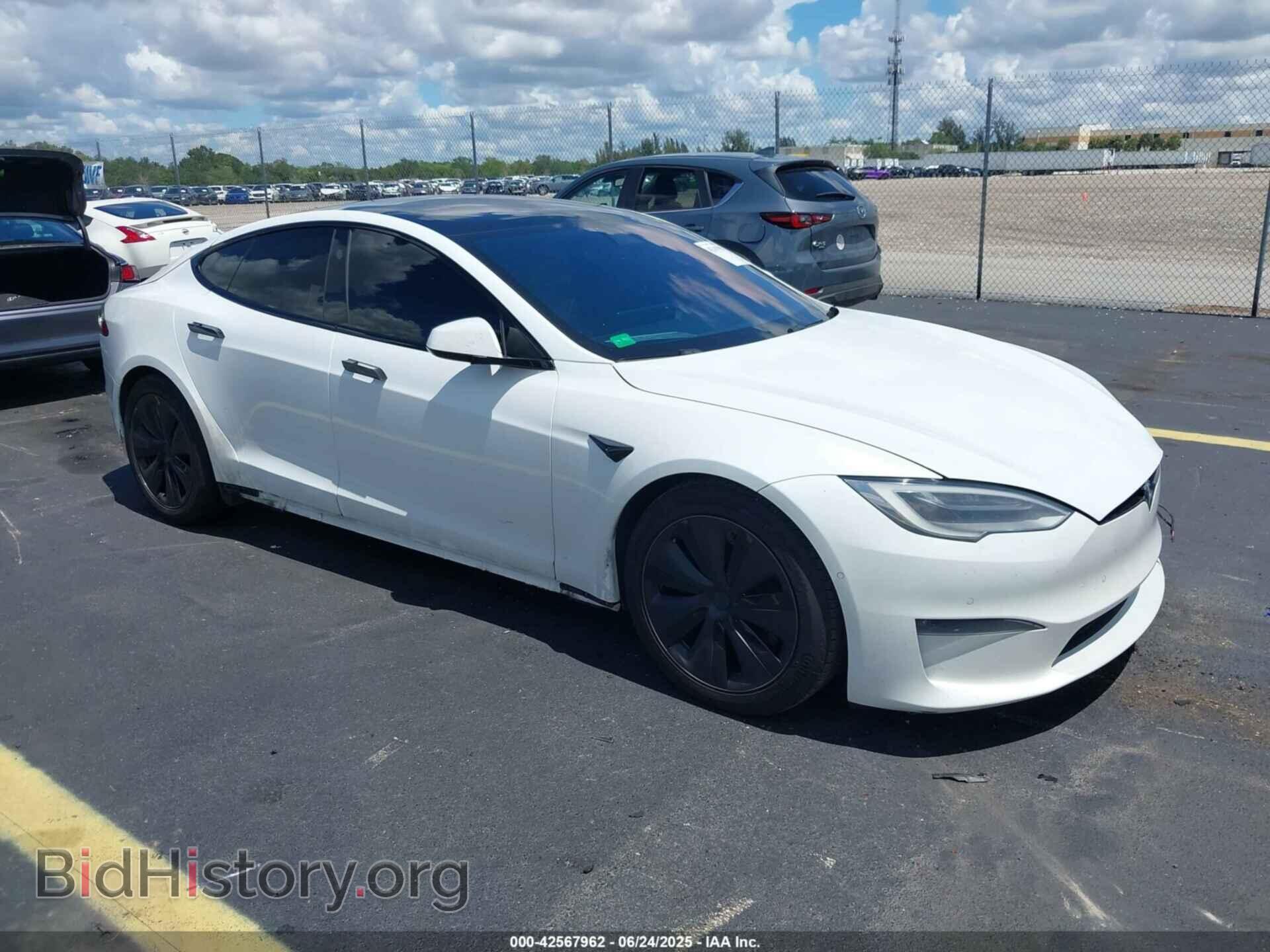 Photo 5YJSA1E56MF439159 - TESLA MODEL S 2021