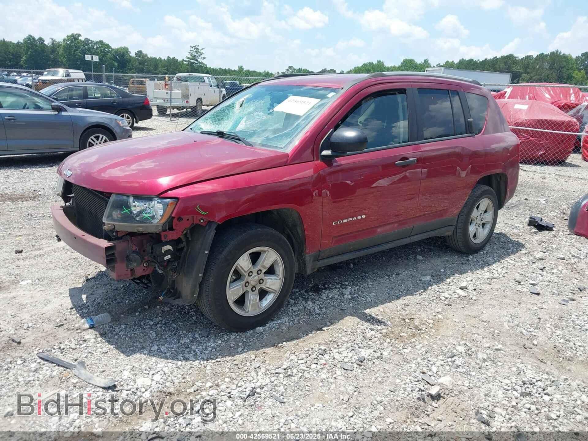 2017 JEEP COMPASS - VIN: 1C4NJCBA2HD132188 - Фото 2