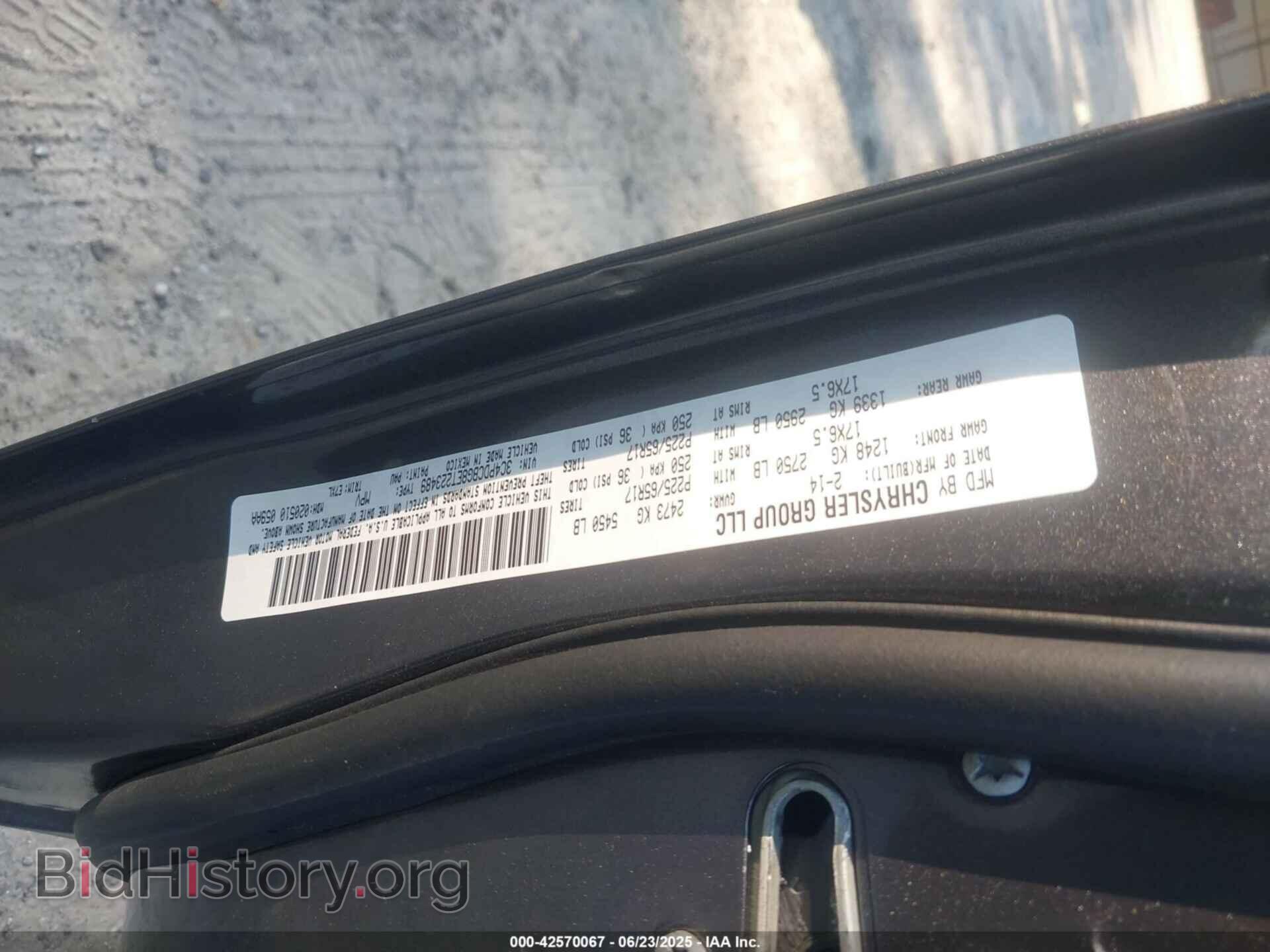 2014 DODGE JOURNEY - VIN: 3C4PDCBG8ET223489 - Фото 9