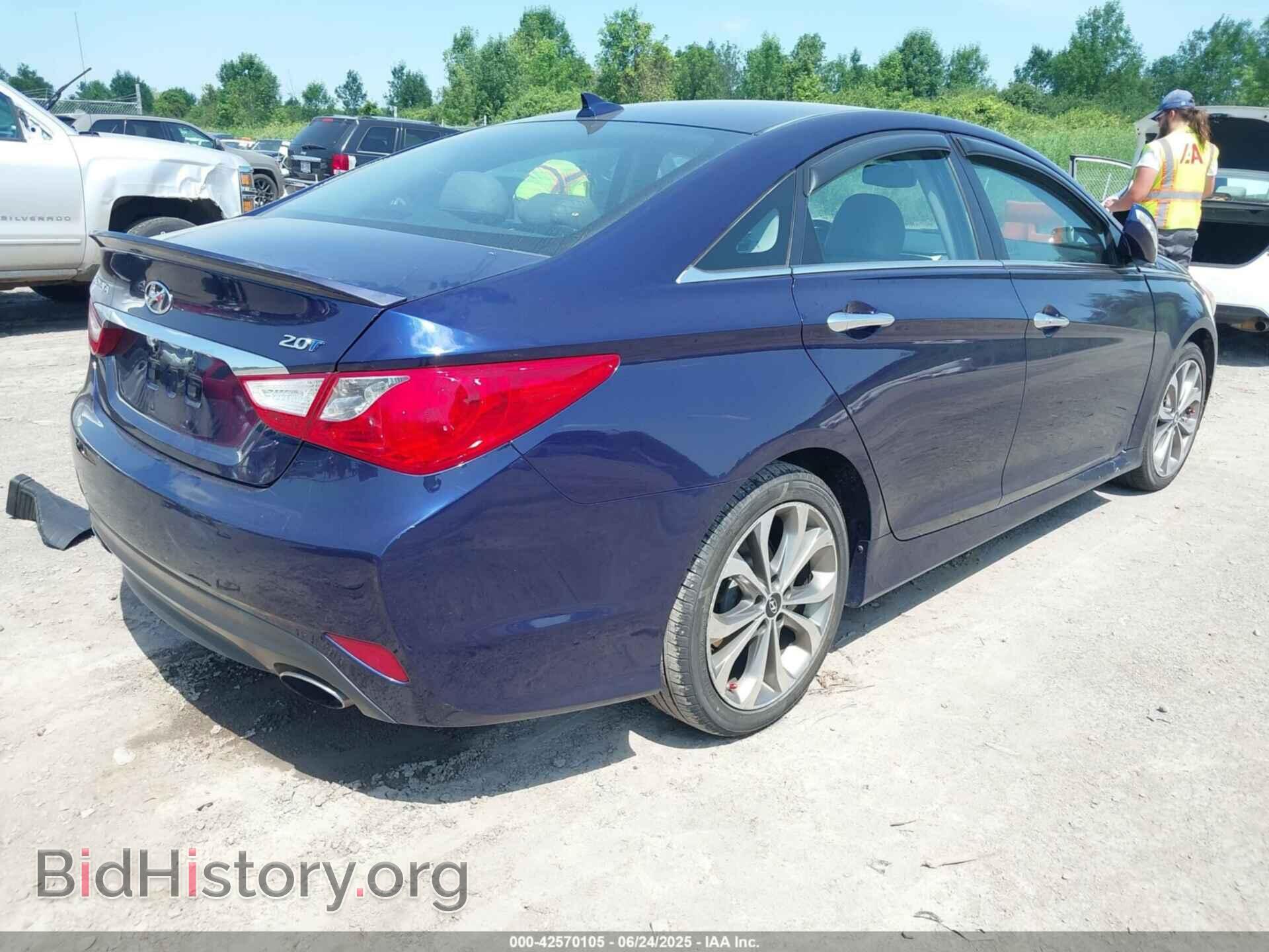 2014 HYUNDAI SONATA - VIN: 5NPEC4AB2EH942601 - Фото 4
