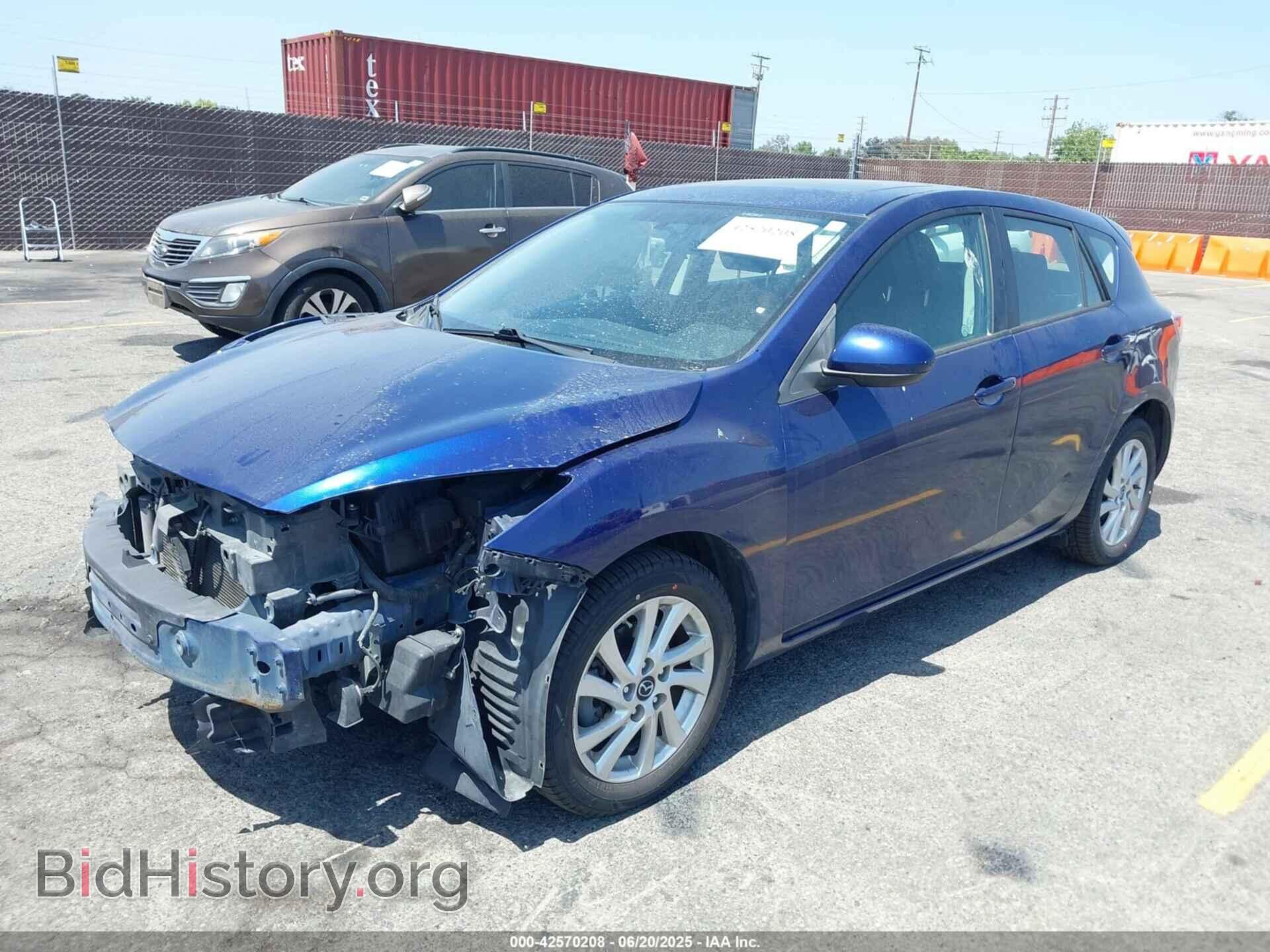 2013 MAZDA MAZDA3 - VIN: JM1BL1L89D1707007 - Фото 2