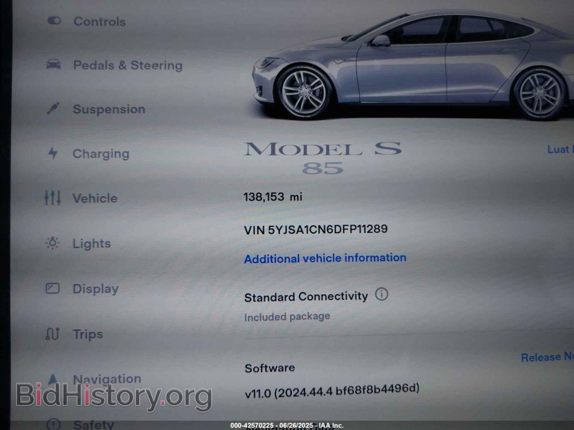 2013 TESLA MODEL S - VIN: 5YJSA1CN6DFP11289 - Photo 16