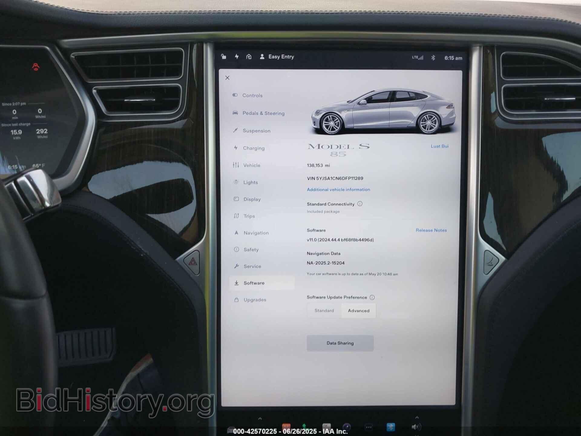 2013 TESLA MODEL S - VIN: 5YJSA1CN6DFP11289 - Photo 19