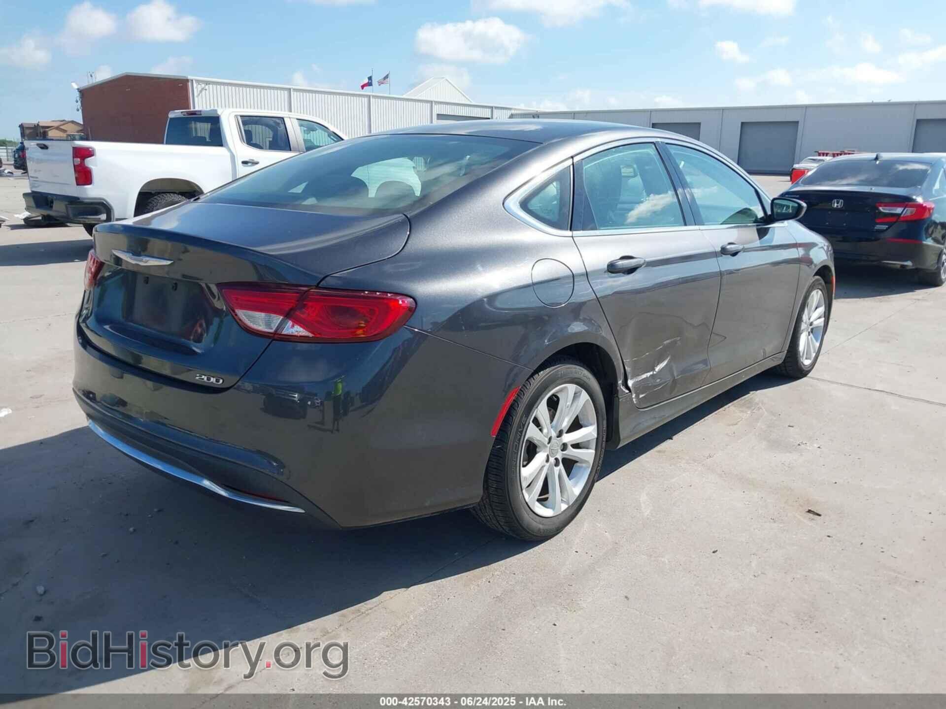 2015 CHRYSLER 200 - VIN: 1C3CCCABXFN575227 - Фото 4