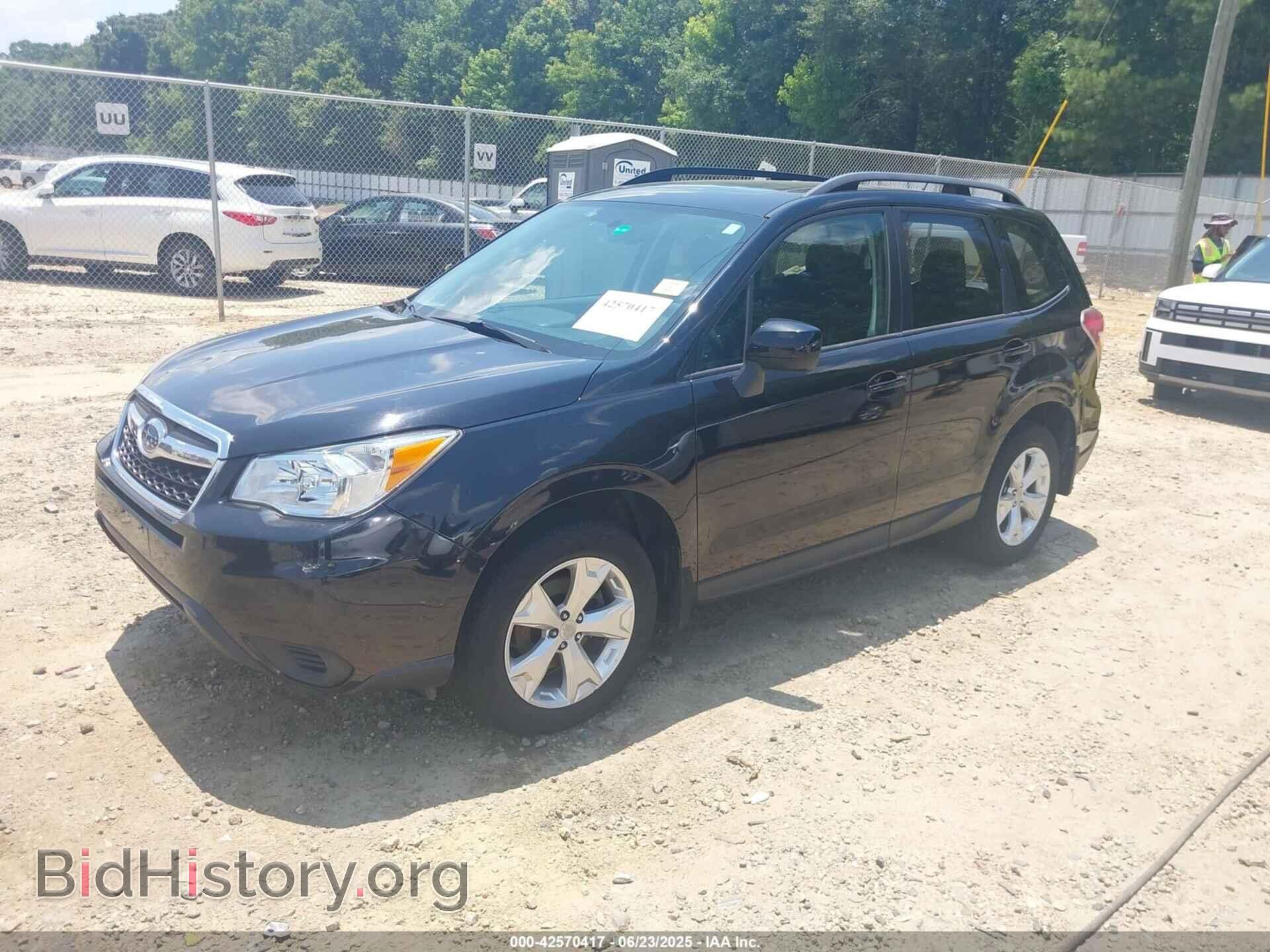 2015 SUBARU FORESTER - VIN: JF2SJADC1FH444886 - Фото 2