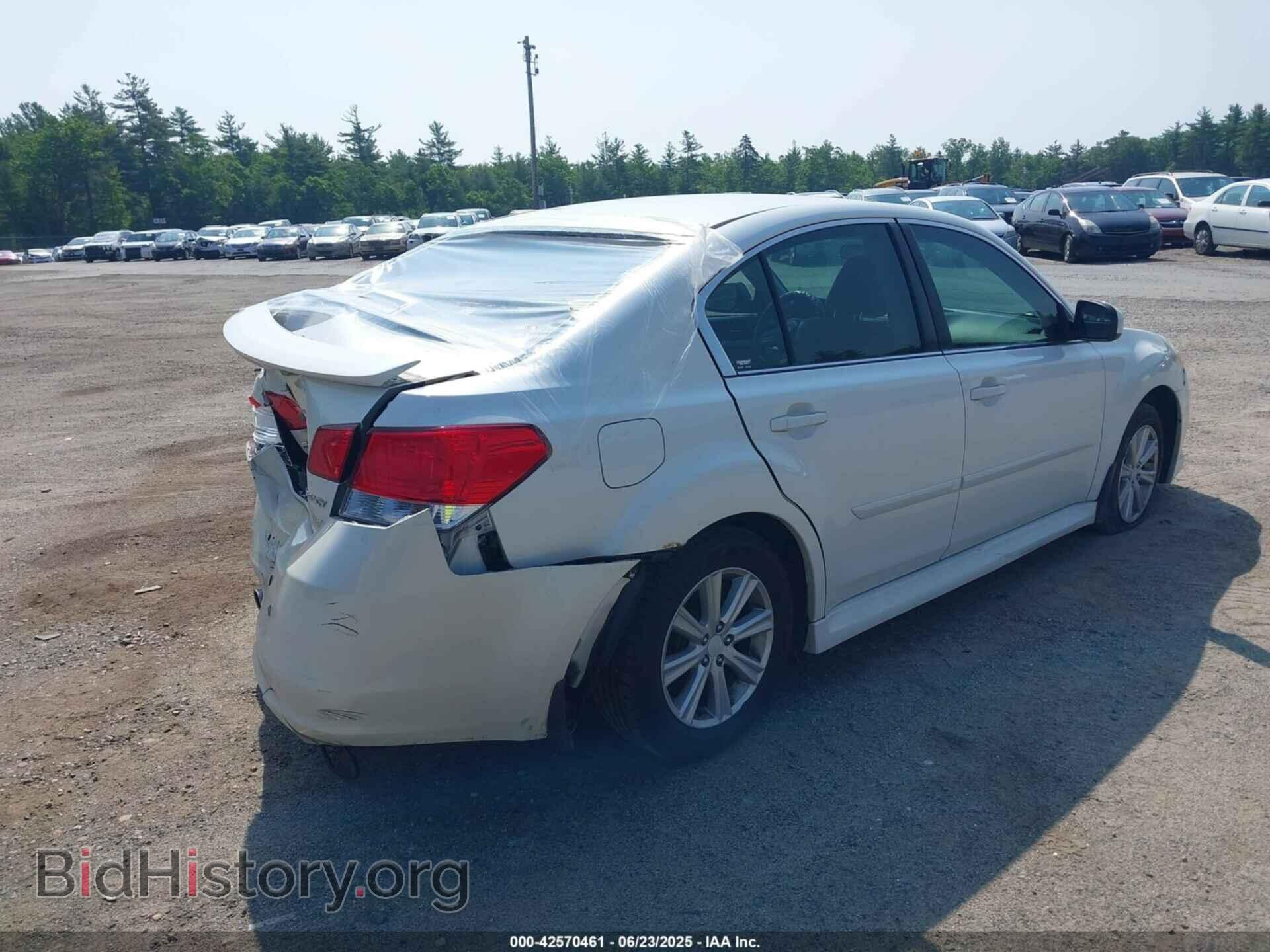 2012 SUBARU LEGACY - VIN: 4S3BMBC69C3002874 - Фото 4