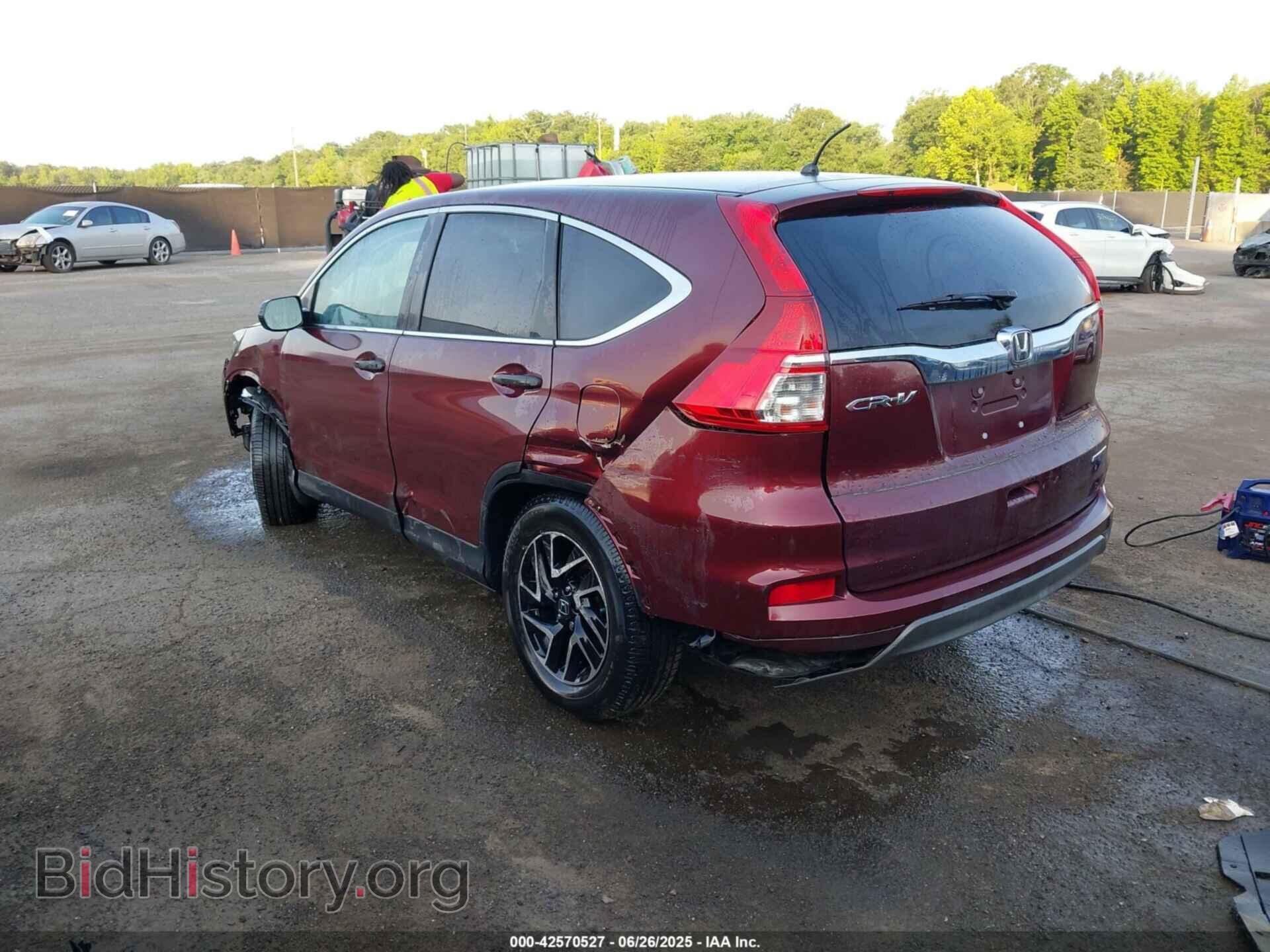 2016 HONDA CR-V - VIN: 2HKRM3H44GH518467 - Фото 3