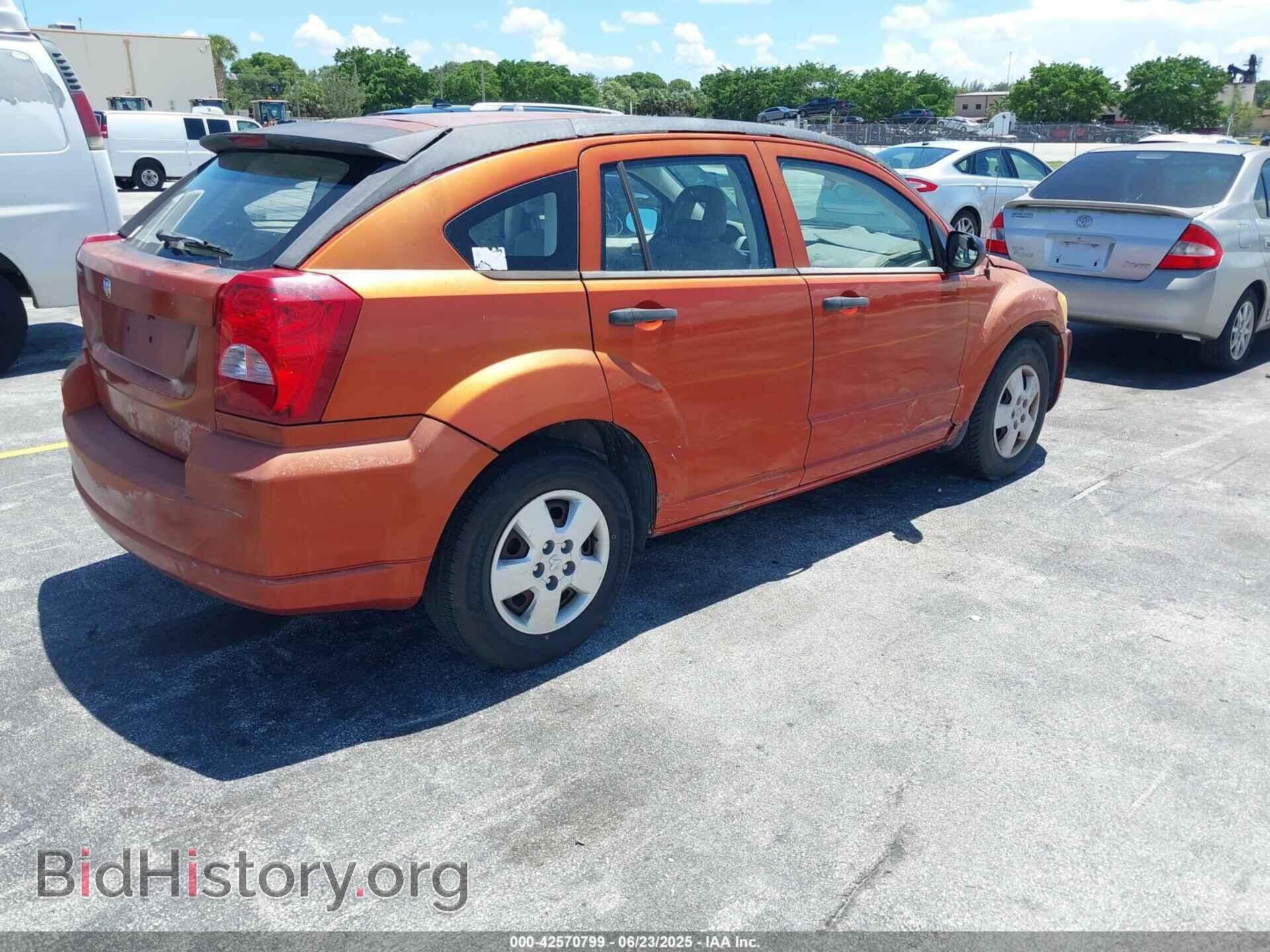 2007 DODGE CALIBER - VIN: 1B3HB28B57D282607 - Фото 4