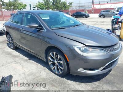 2015 Chrysler 200 C, коричневый — VIN 1C3CCCCG1FN515281, IAAI