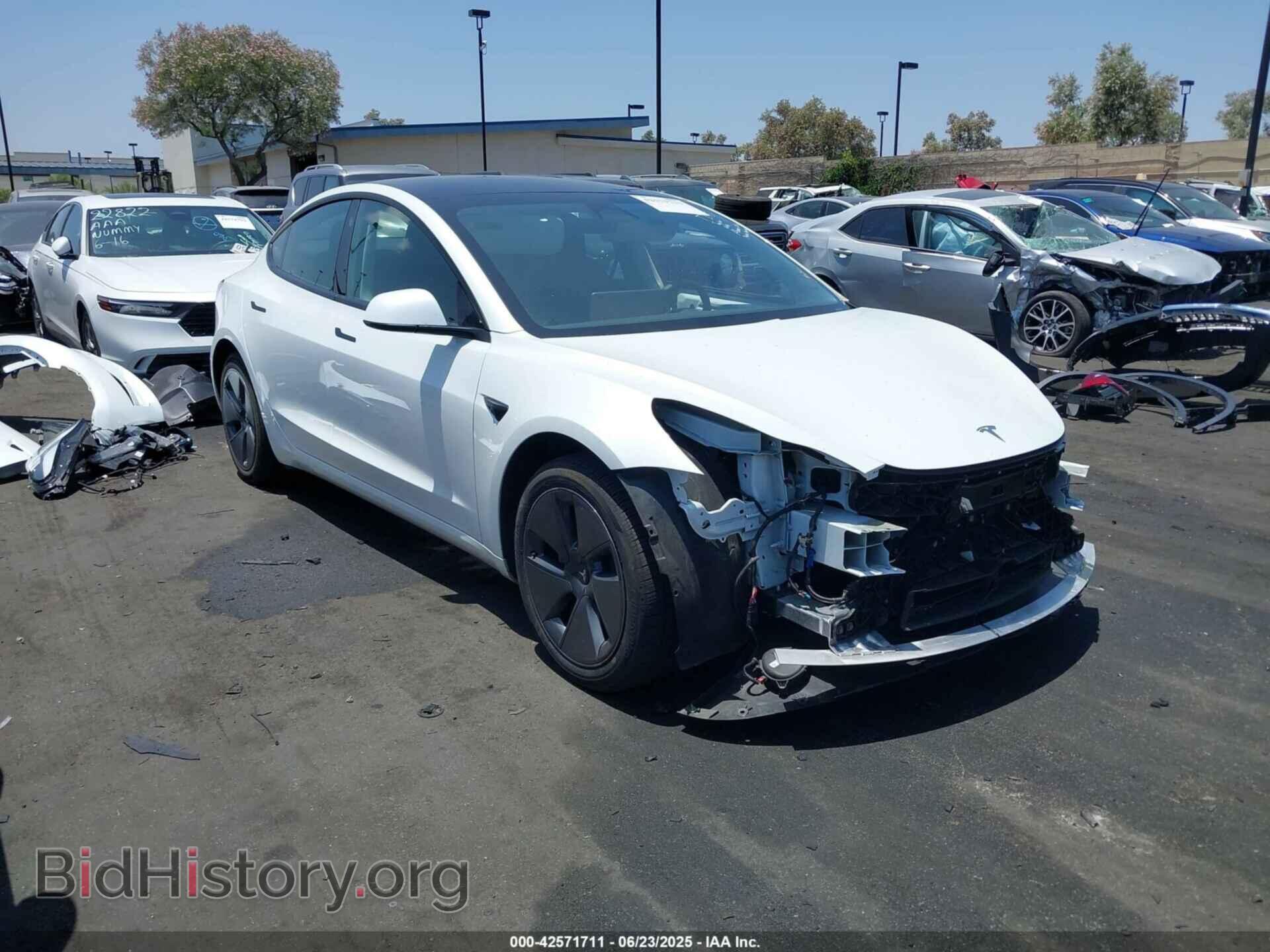 Фотография 5YJ3E1EA5NF322664 - TESLA MODEL 3 2022