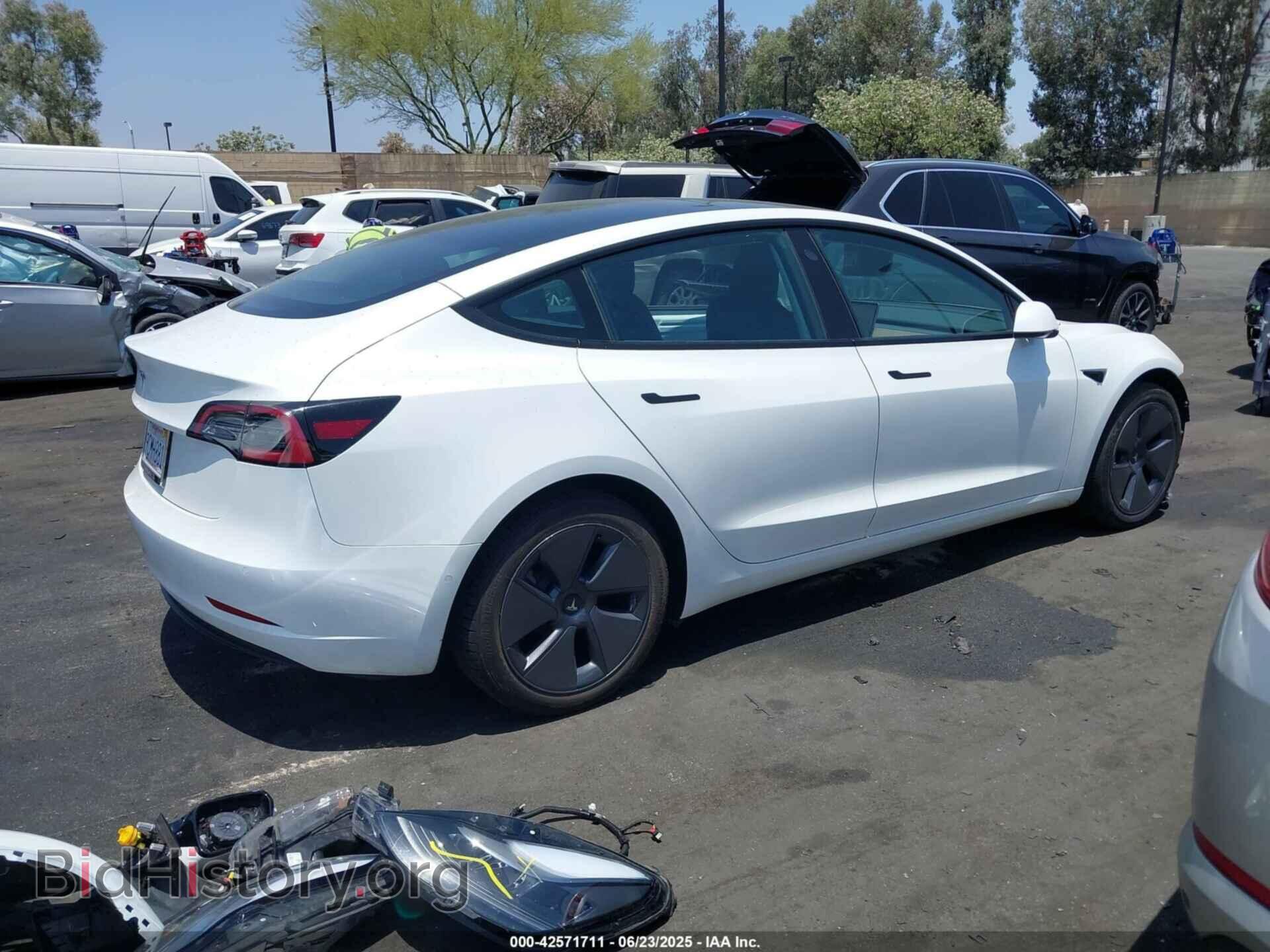 2022 TESLA MODEL 3 - VIN: 5YJ3E1EA5NF322664 - Фото 4