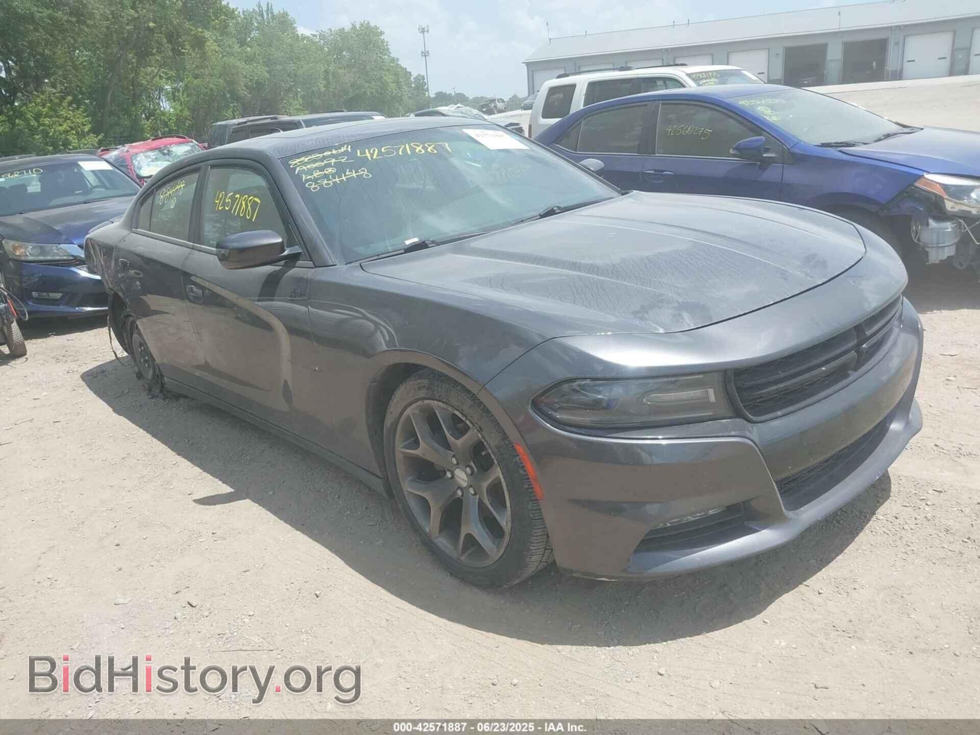 Photo 2C3CDXHG5FH884148 - DODGE CHARGER 2015