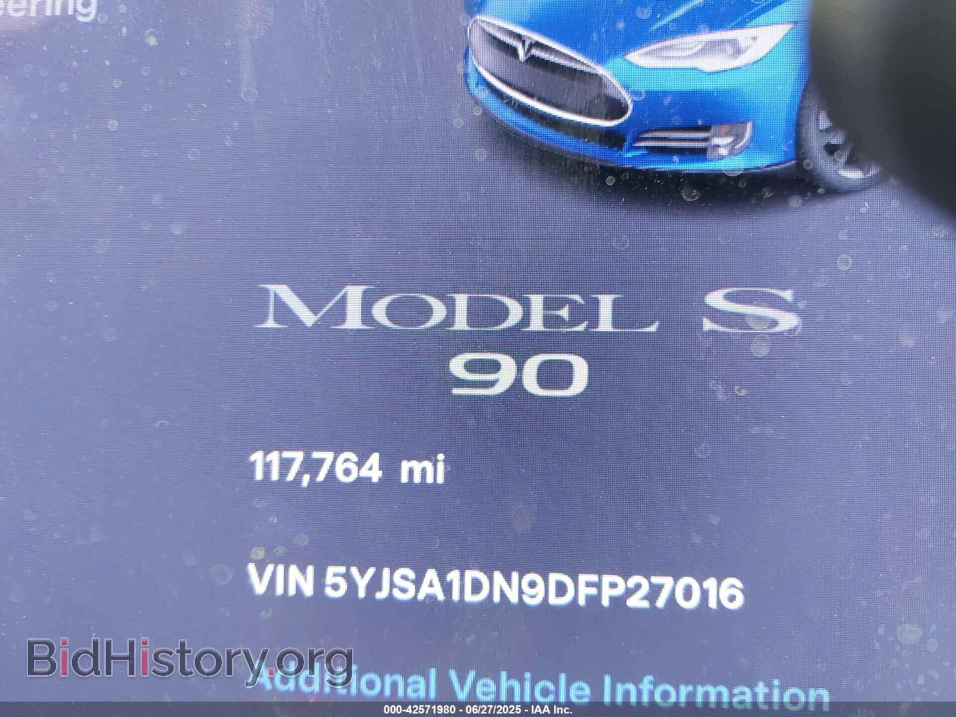 2013 TESLA MODEL S - VIN: 5YJSA1DN9DFP27016 - Photo 14