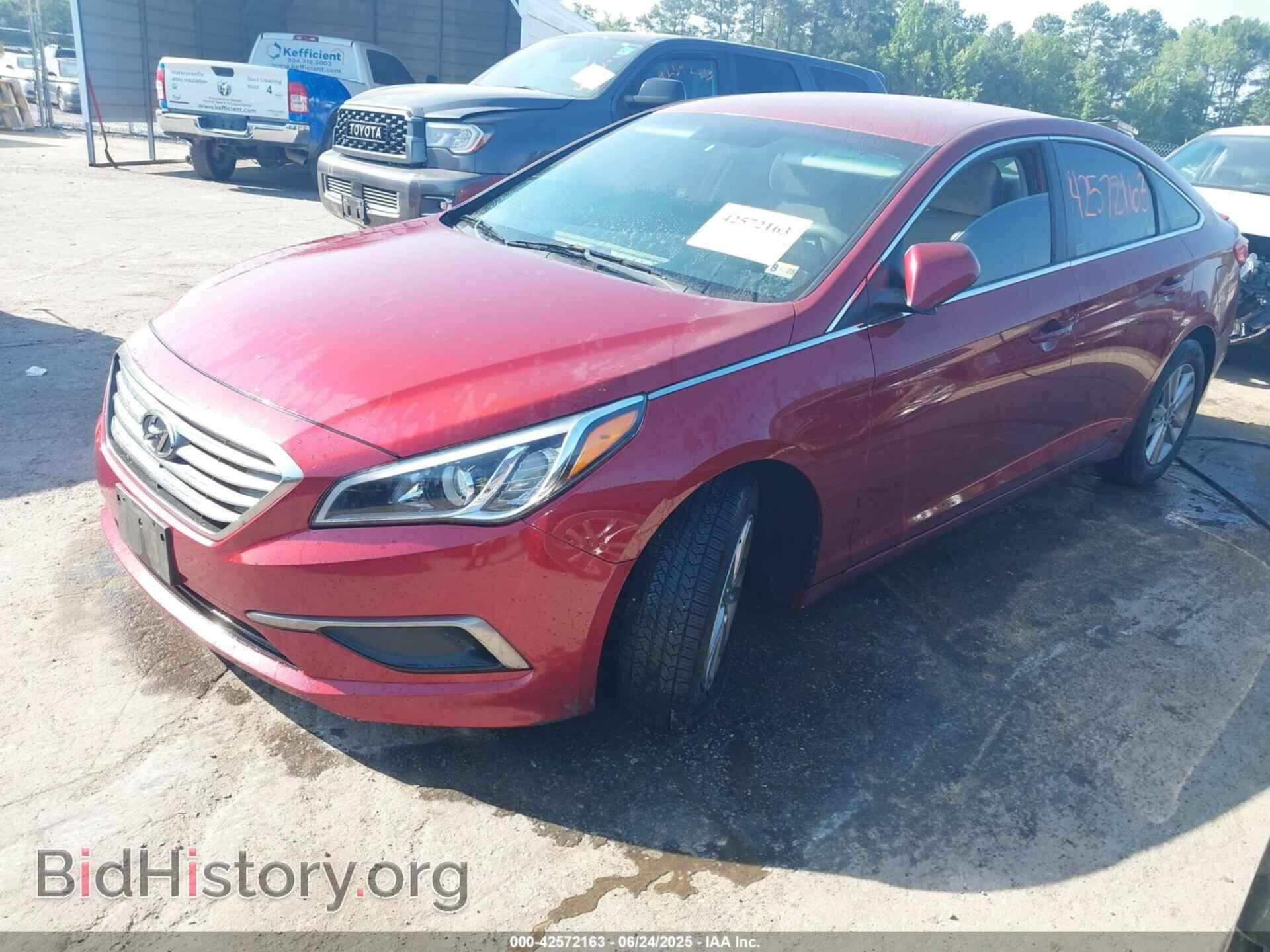 2016 HYUNDAI SONATA - VIN: 5NPE24AF8GH385444 - Фото 2